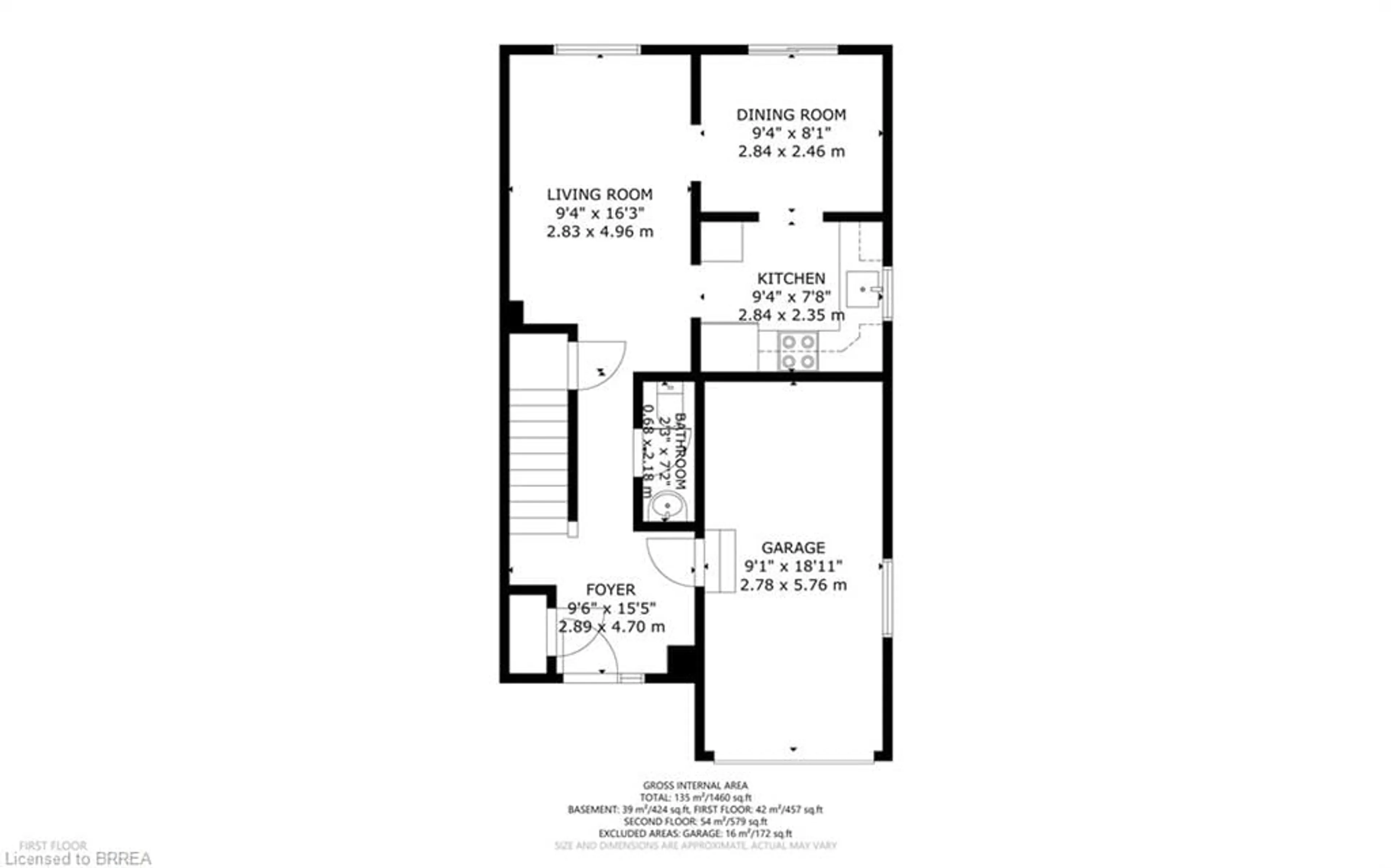 Floor plan for 19 Oak Ave, Paris Ontario N3L 3C6