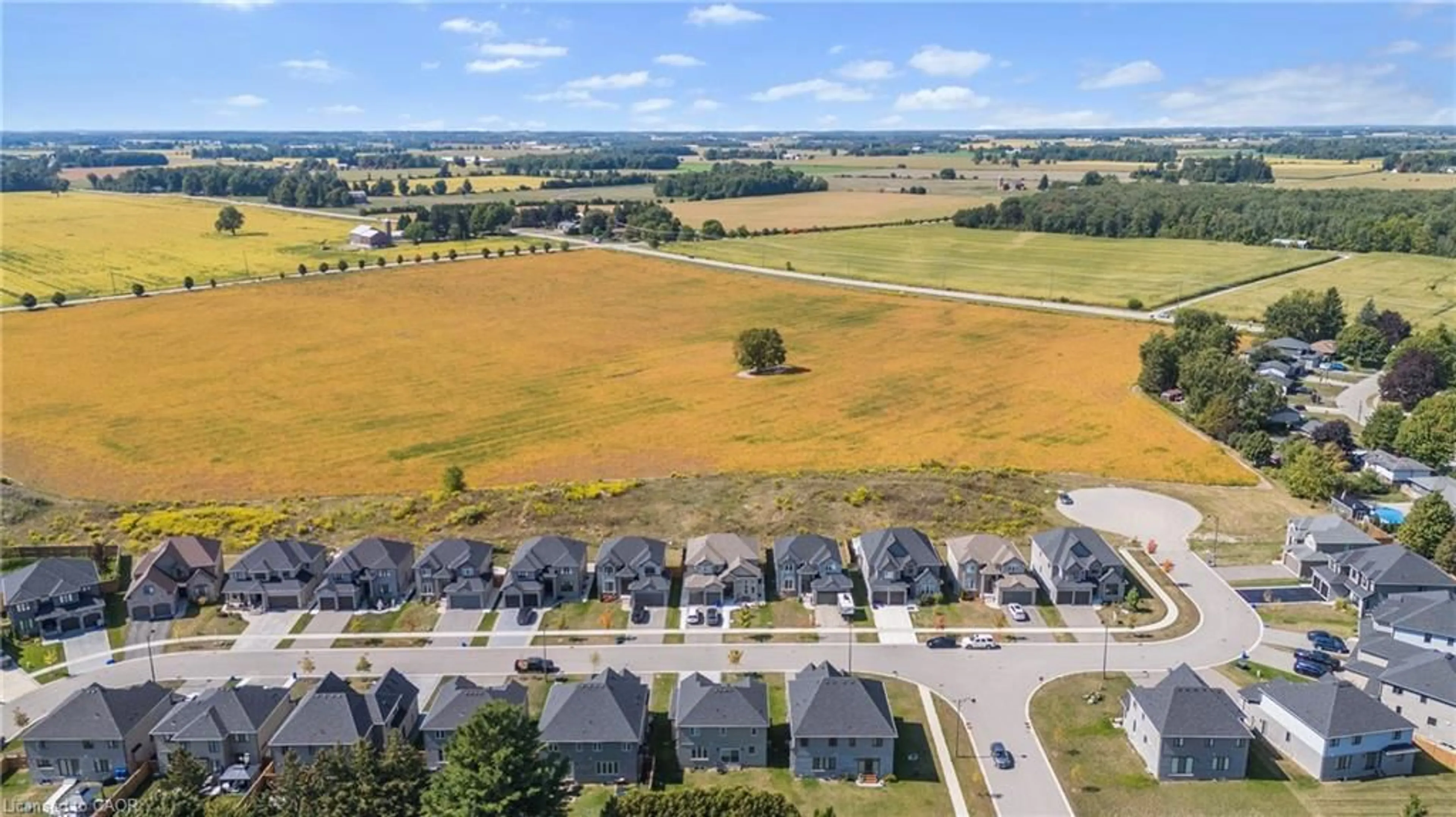 A pic from outside/outdoor area/front of a property/back of a property/a pic from drone, water/lake/river/ocean view for 75 Burton St, Innerkip Ontario N0J 1M0