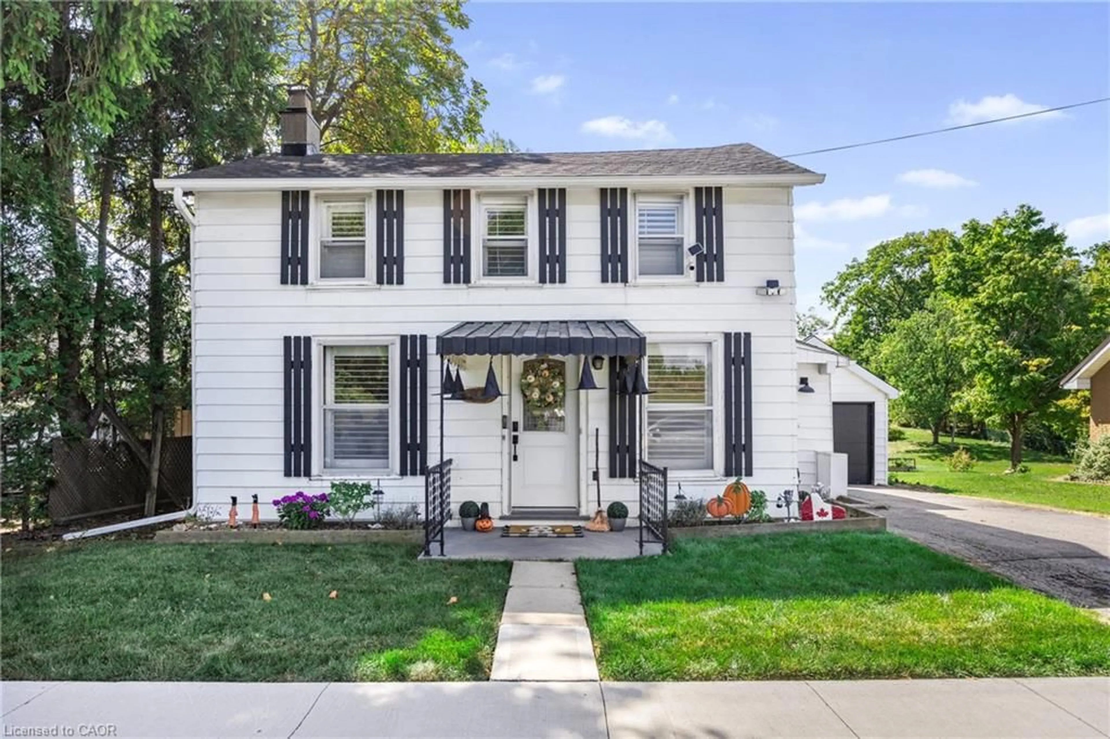 Home with vinyl exterior material, street for 83 Orkney St, Caledonia Ontario N3W 1B1
