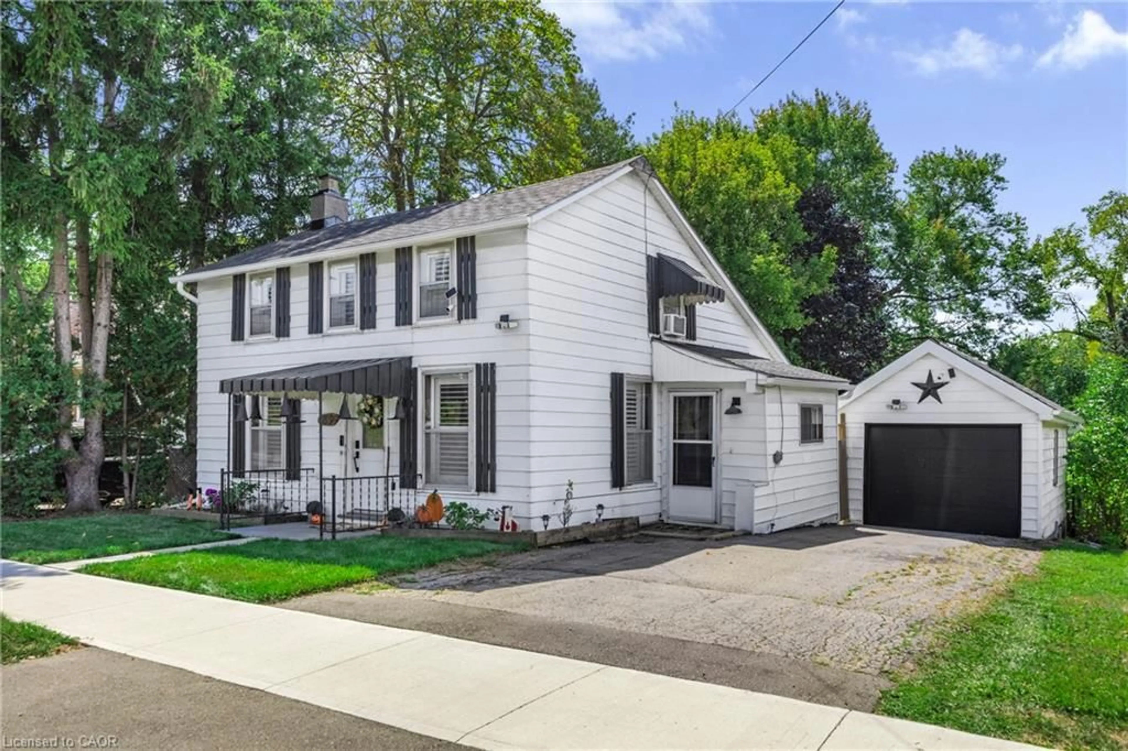 Home with vinyl exterior material, street for 83 Orkney St, Caledonia Ontario N3W 1B1