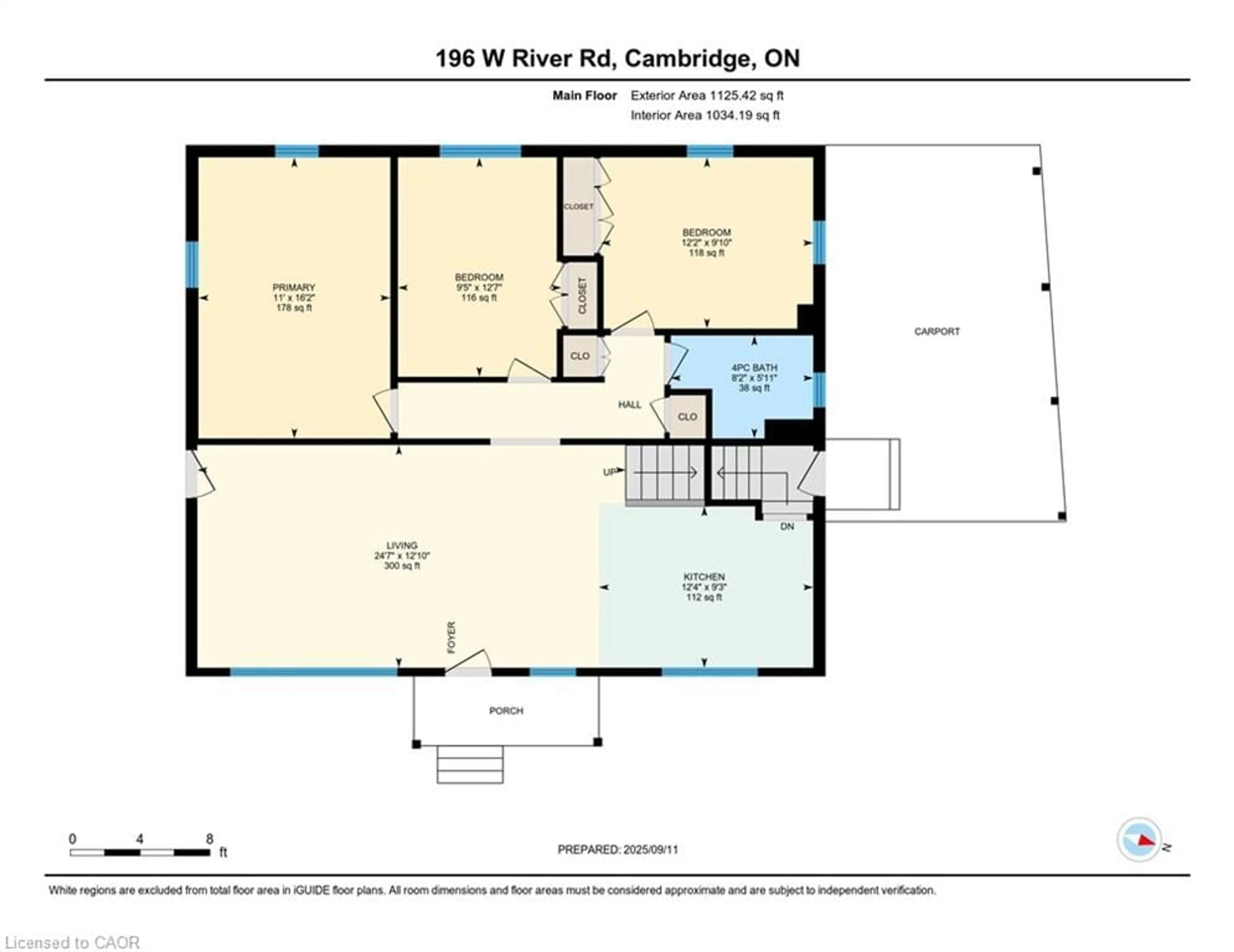 Floor plan for 196 West River Rd, Cambridge Ontario N1S 3A1