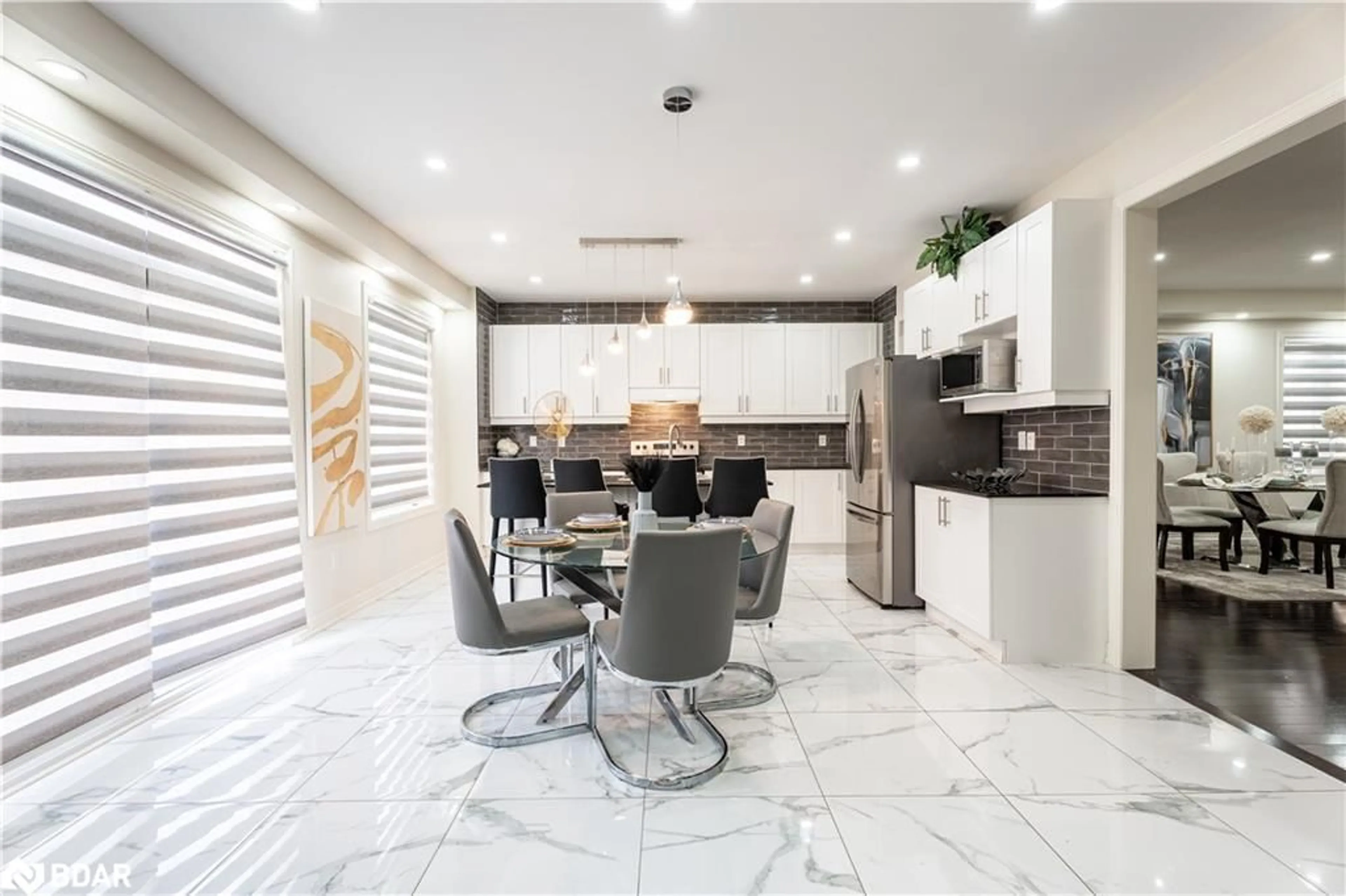 Contemporary kitchen, ceramic/tile floor for 555 Veterans Drive Dr, Brampton Ontario L7A 5A6