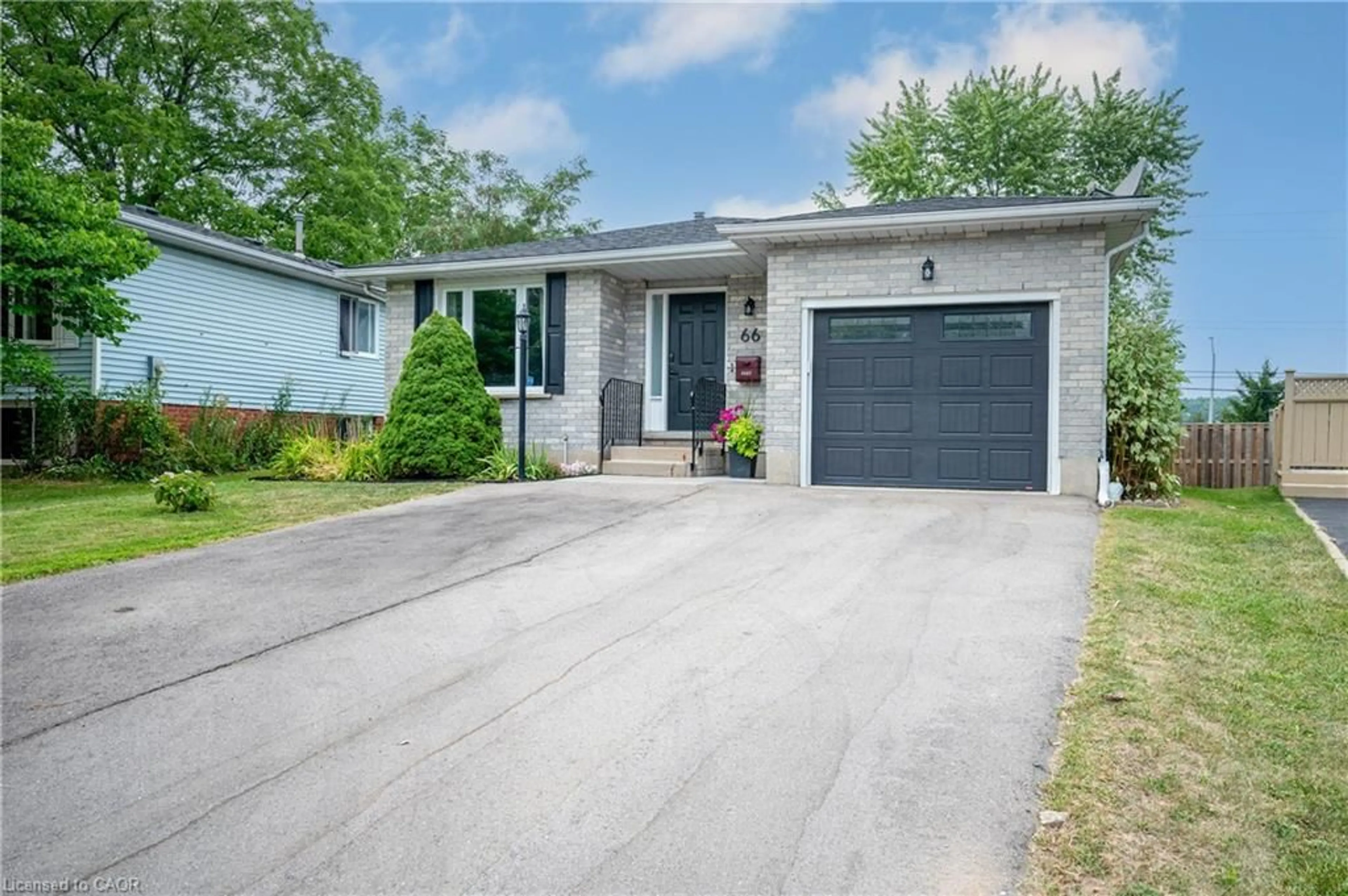 Home with brick exterior material, street for 66 High Acres Cres, Kitchener Ontario N2N 2S4