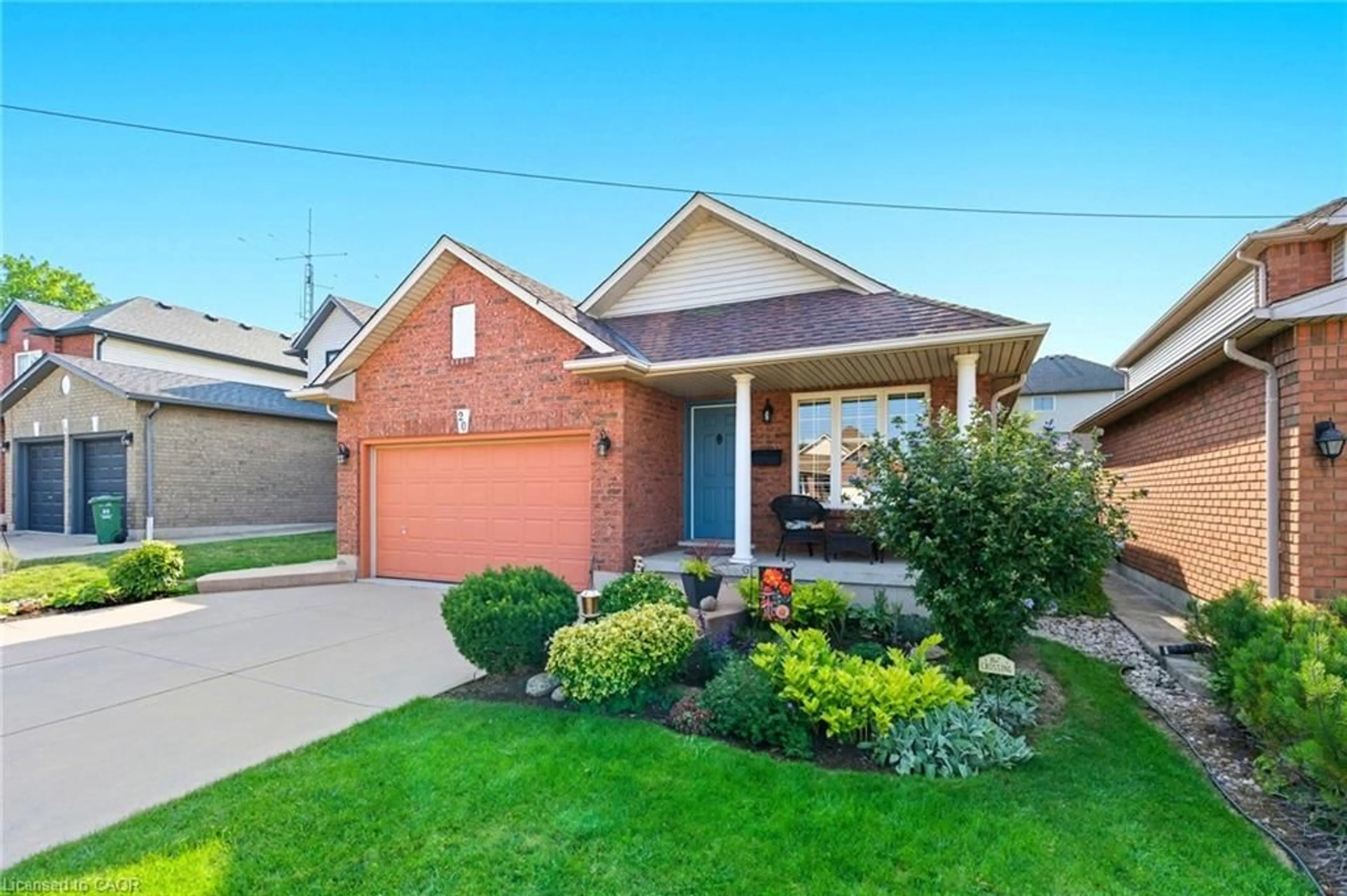 Home with brick exterior material, street for 20 Diamond Crt, Hamilton Ontario L9C 7V5
