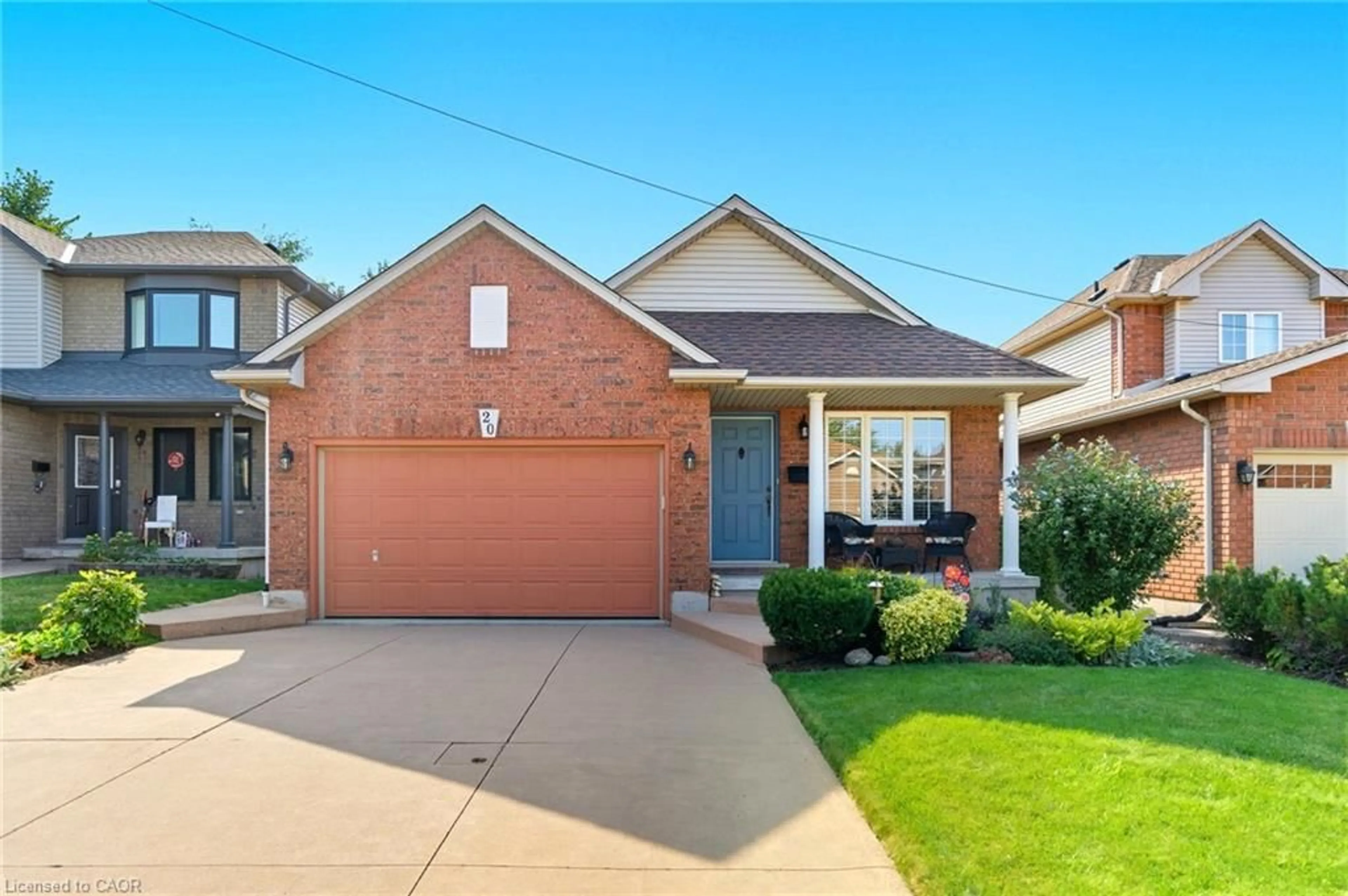 Home with brick exterior material, street for 20 Diamond Crt, Hamilton Ontario L9C 7V5