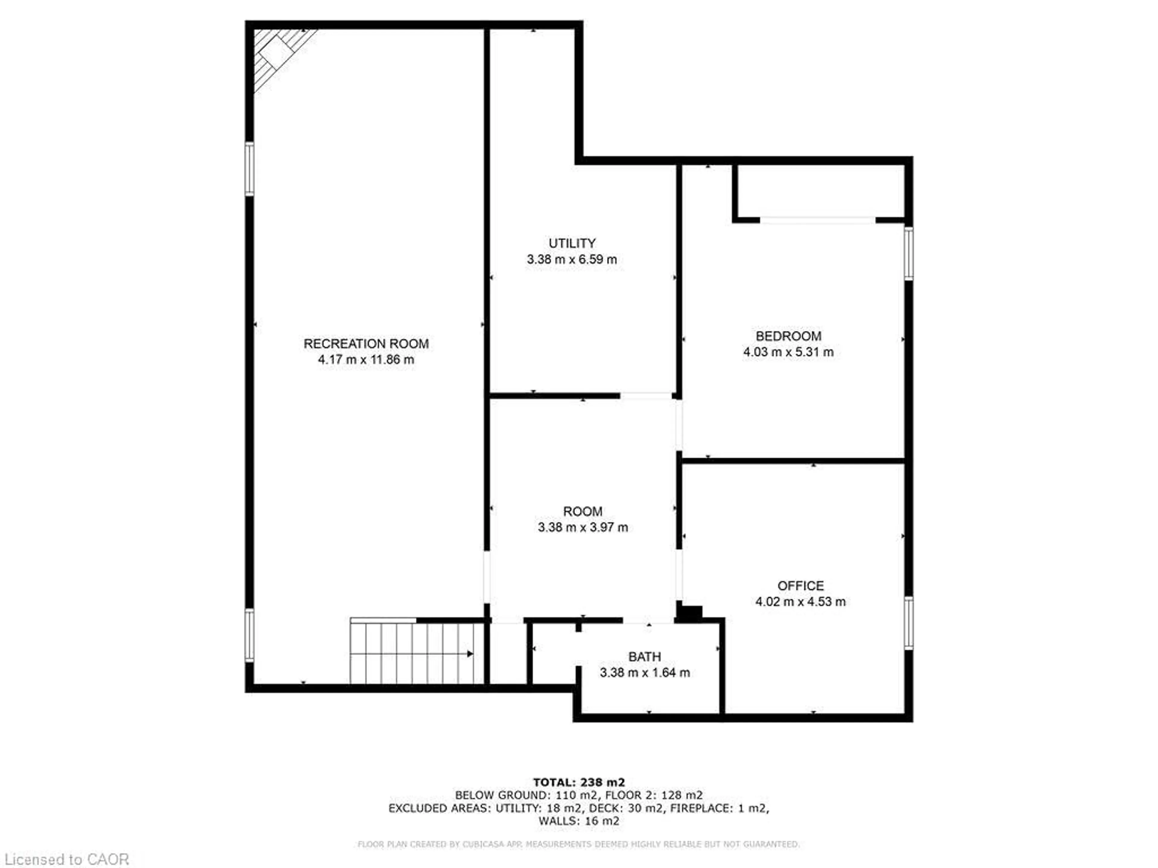 Floor plan for 30 Highland Blvd, Caledonia Ontario N4W 1G6