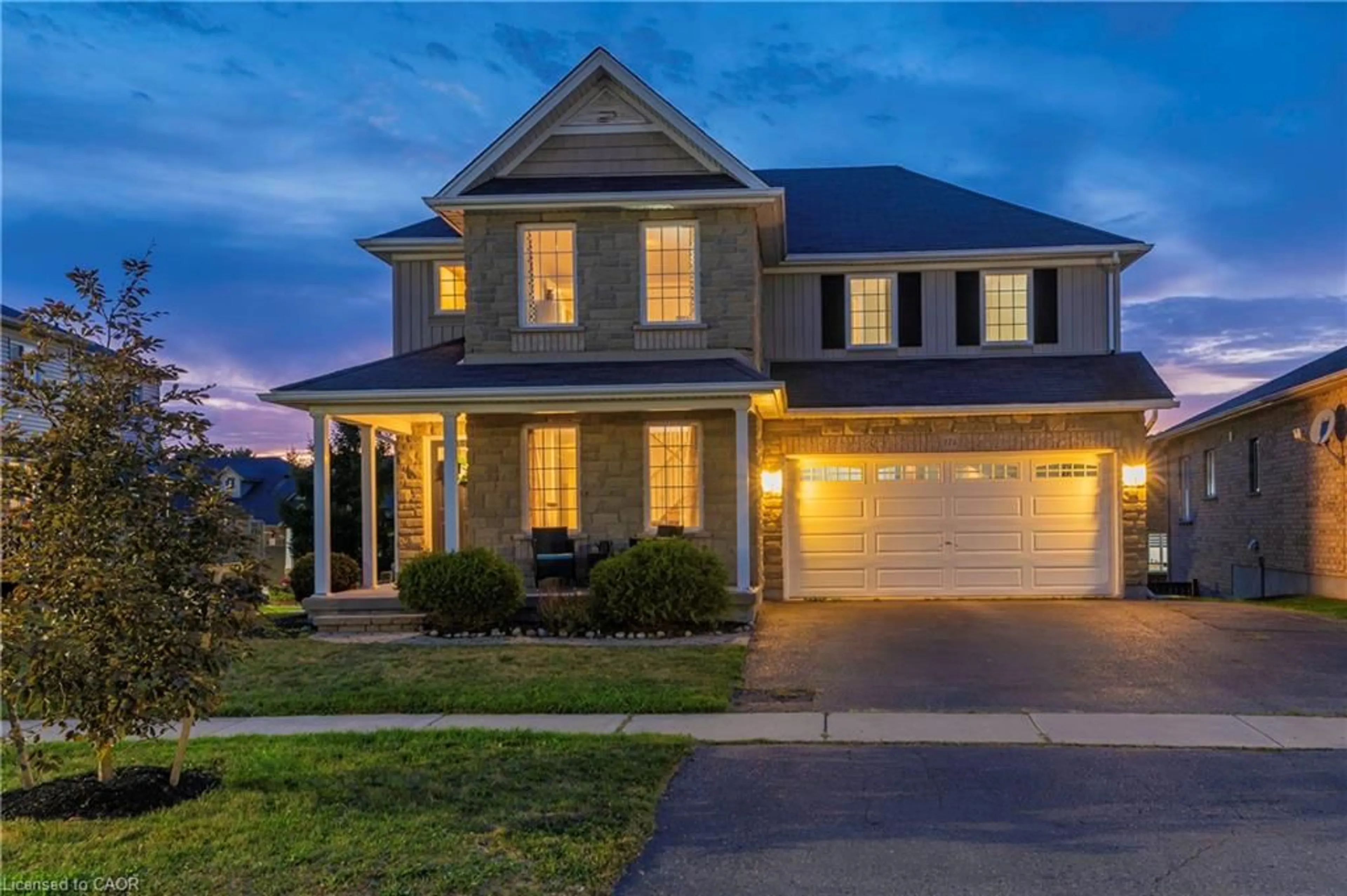 Home with brick exterior material, street for 374 Fairway Rd, Woodstock Ontario N4T 0E1