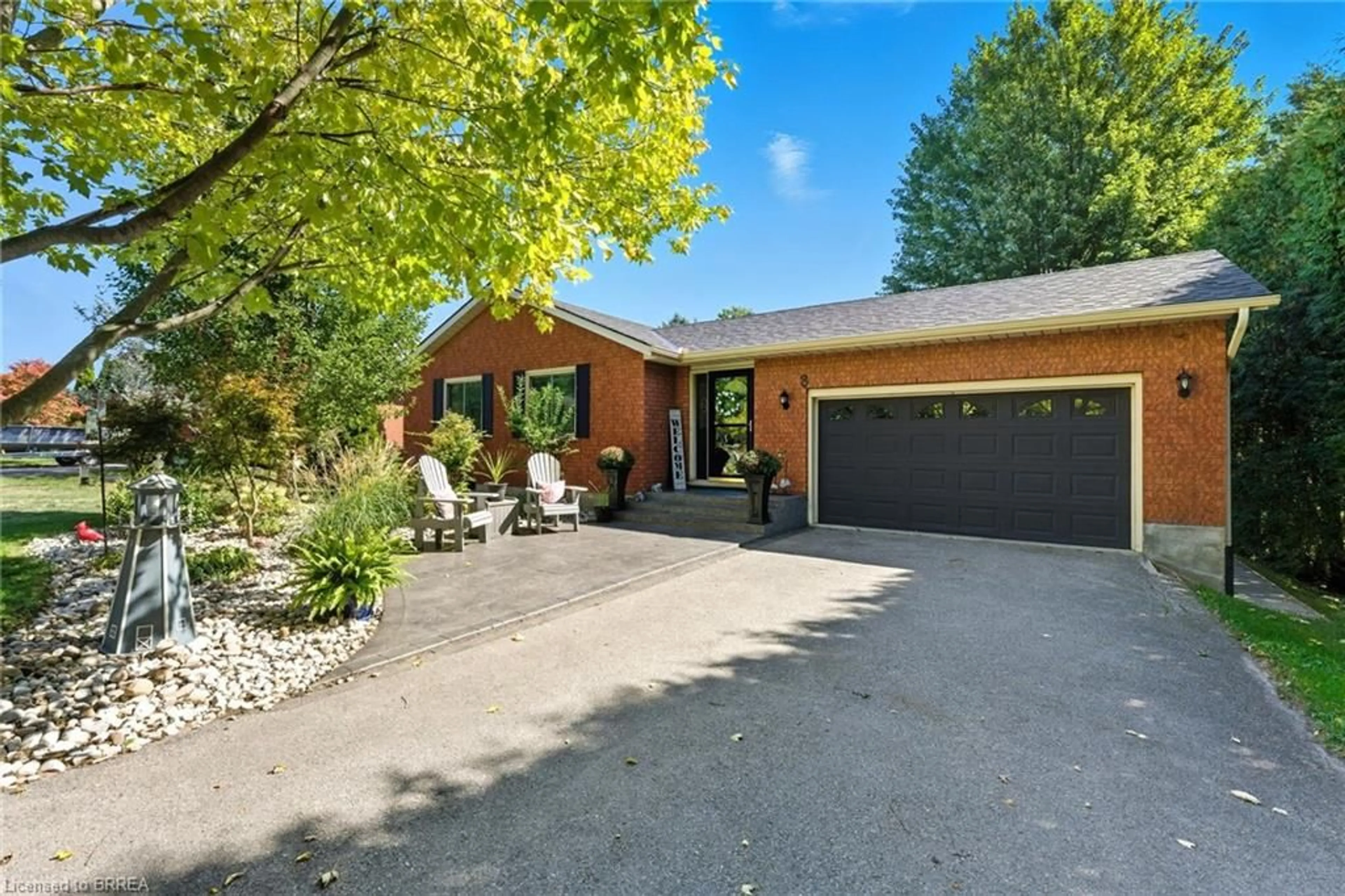 Home with brick exterior material, street for 8 First St, Mount Pleasant Ontario N0E 1K0