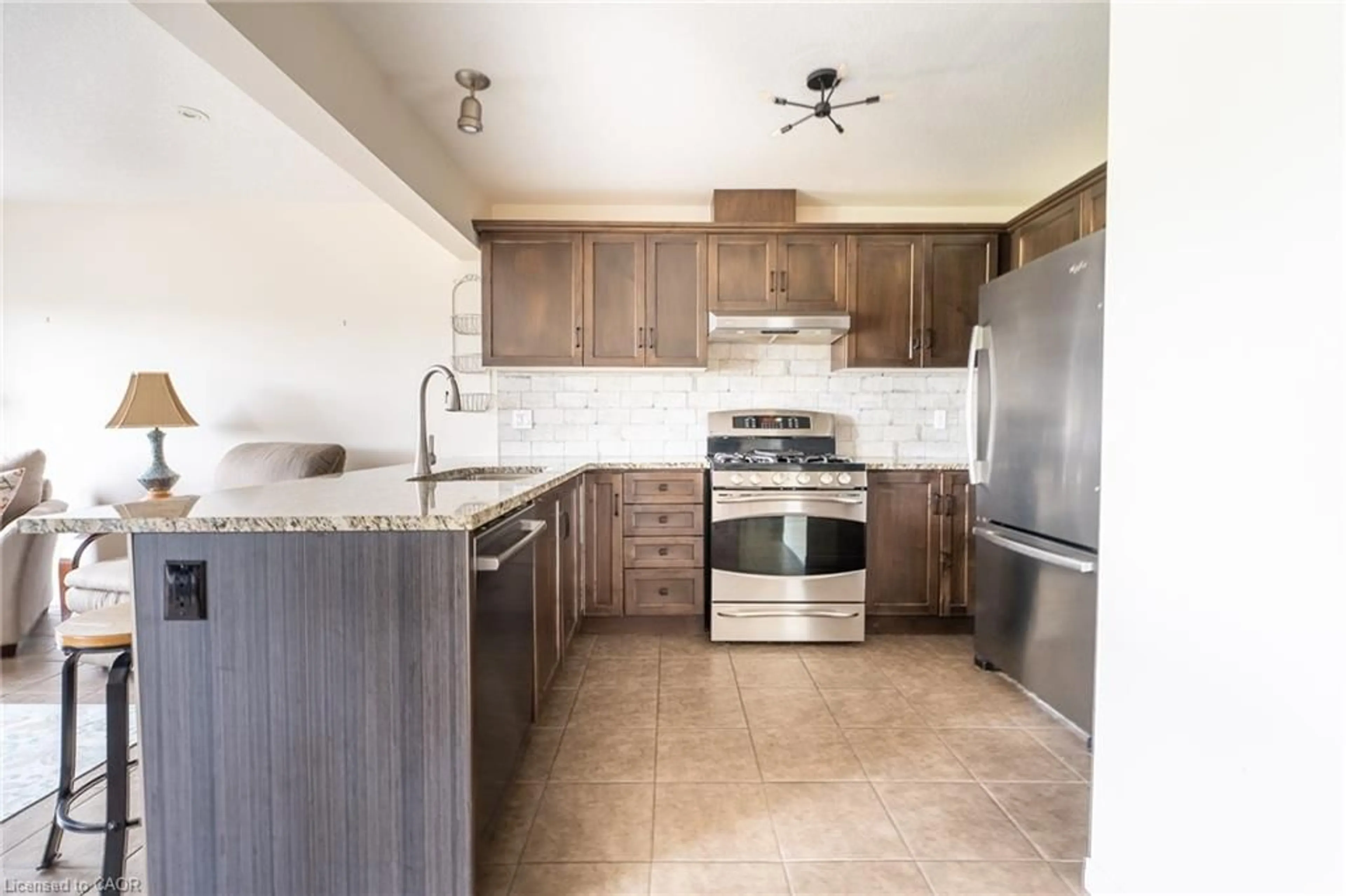Standard kitchen, ceramic/tile floor for 159 Kemp Cres, Guelph Ontario N1E 0K1