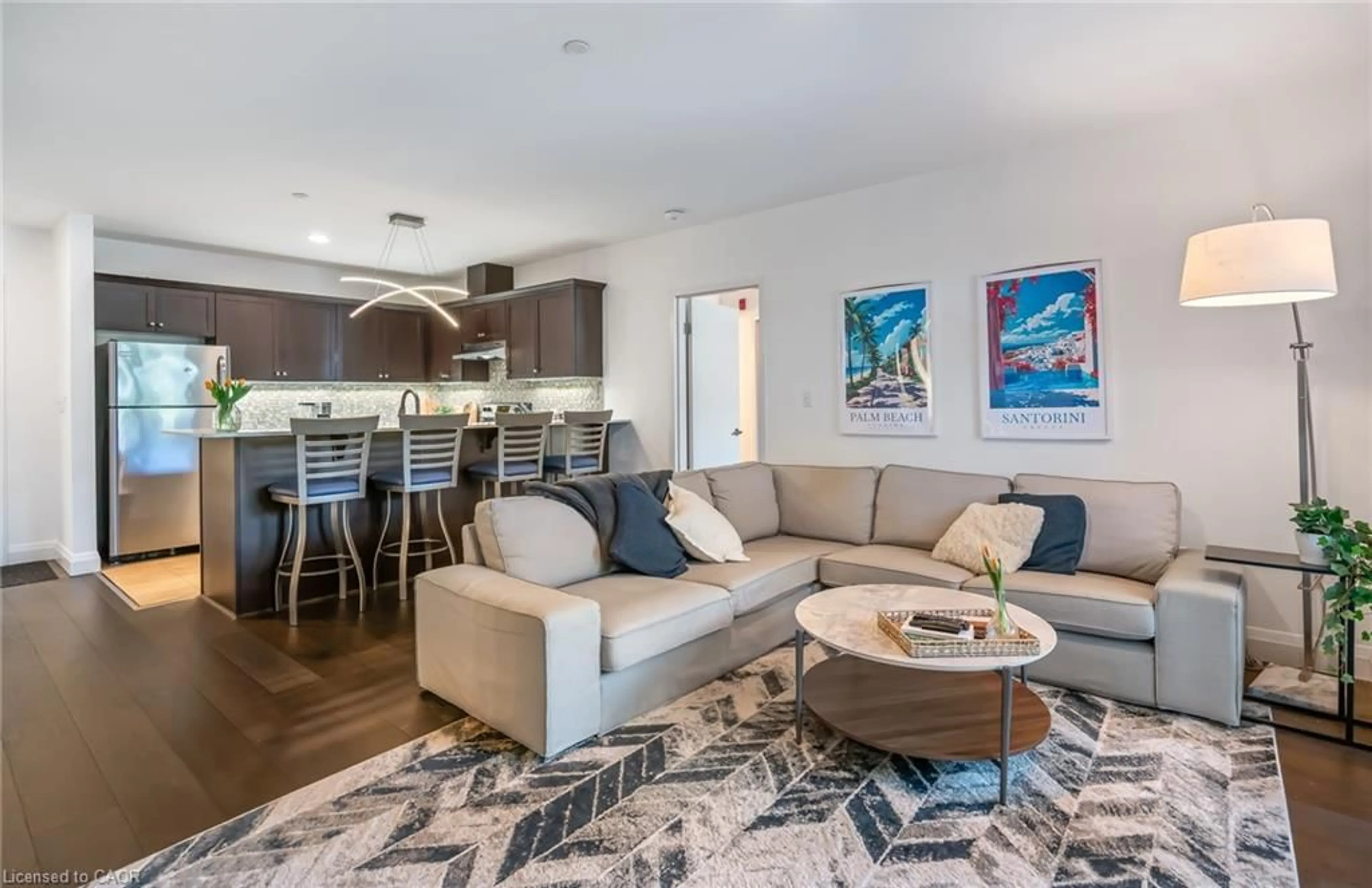 Living room with furniture, unknown for 26 Wellington St #201, St. Catharines Ontario L2R 5P8