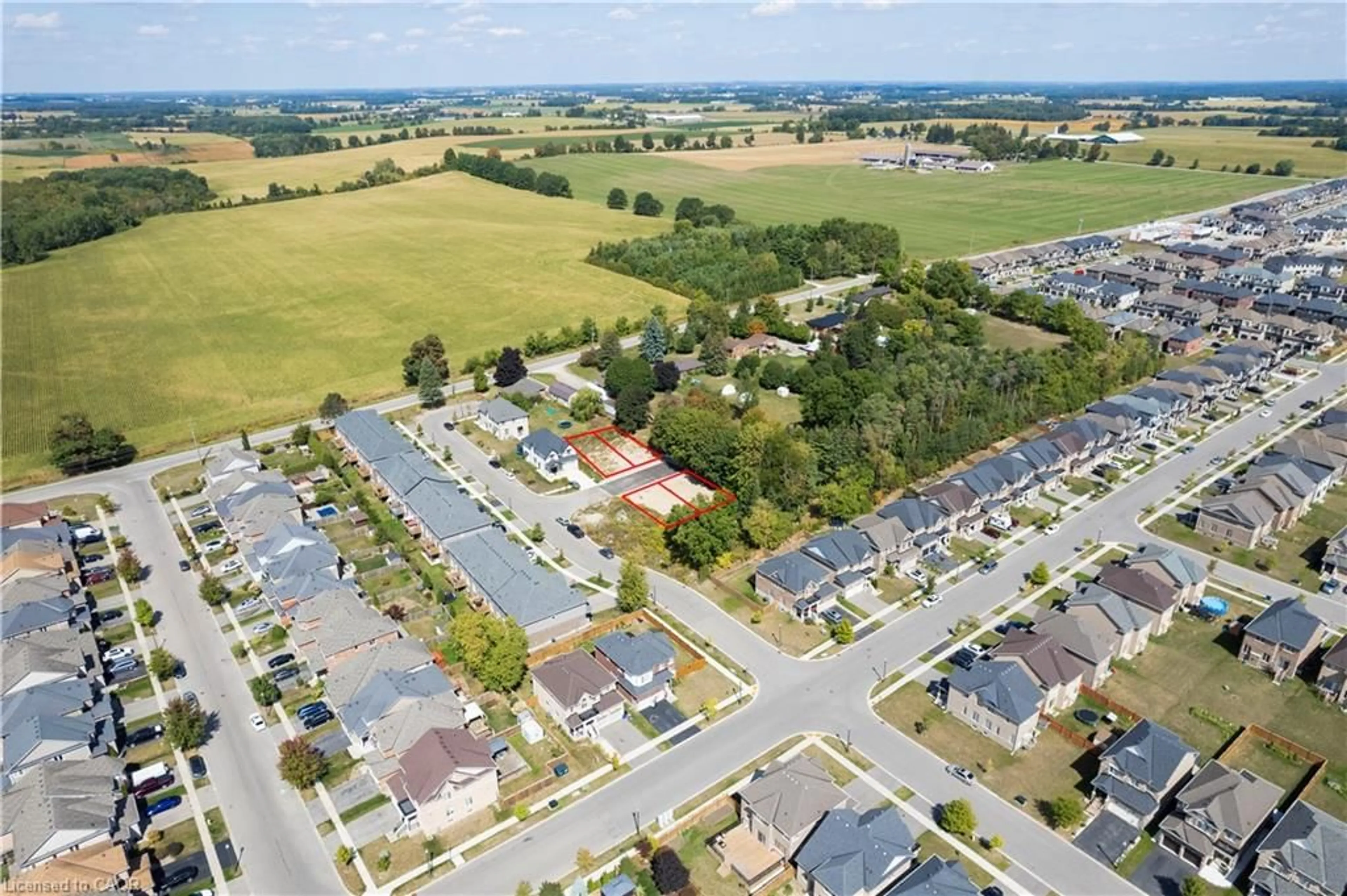 A pic from outside/outdoor area/front of a property/back of a property/a pic from drone, street for LOT 1 & 2 Leslie St, Woodstock Ontario N4S 7W2