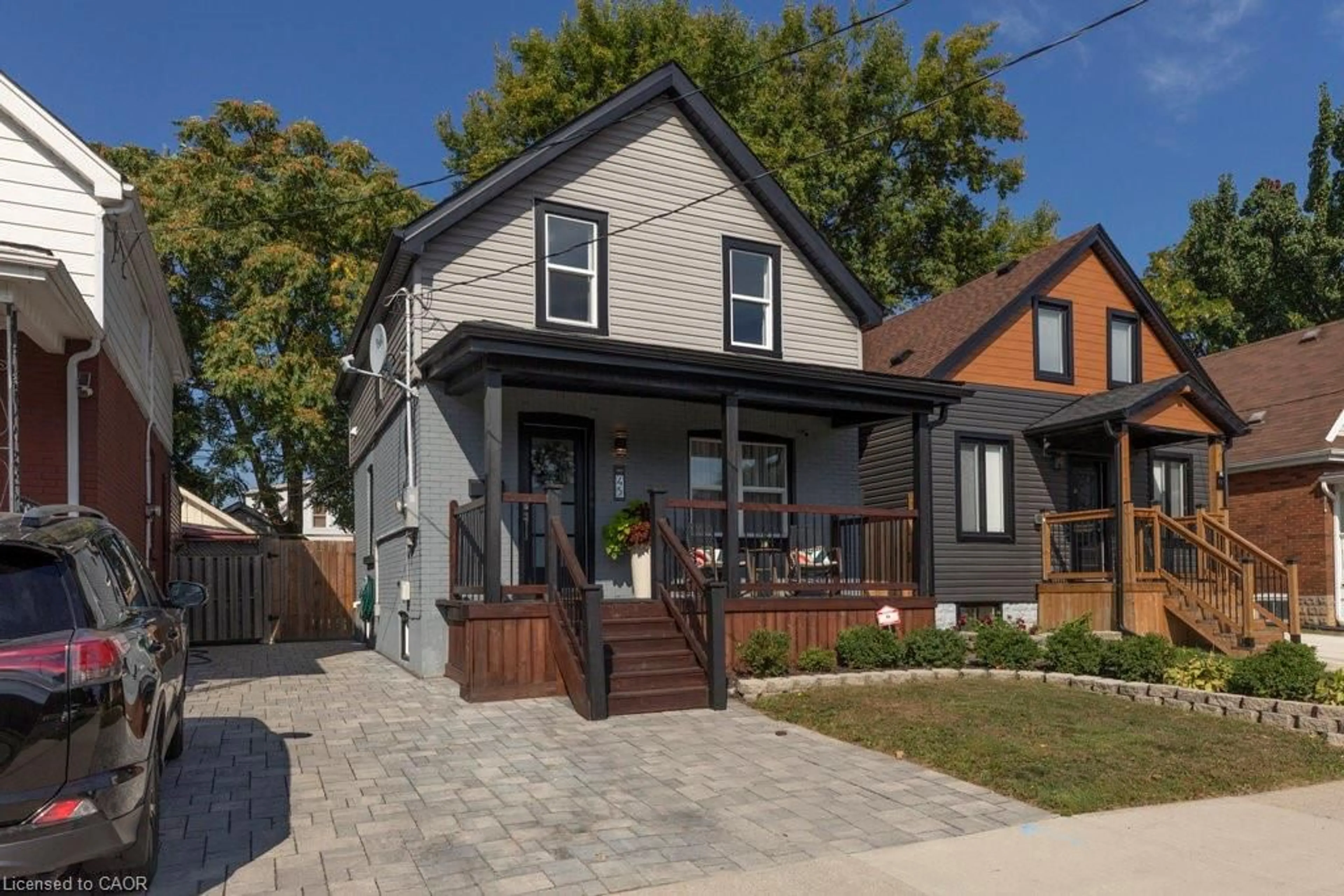 Home with brick exterior material, street for 45 Tragina Ave, Hamilton Ontario L8H 5C4
