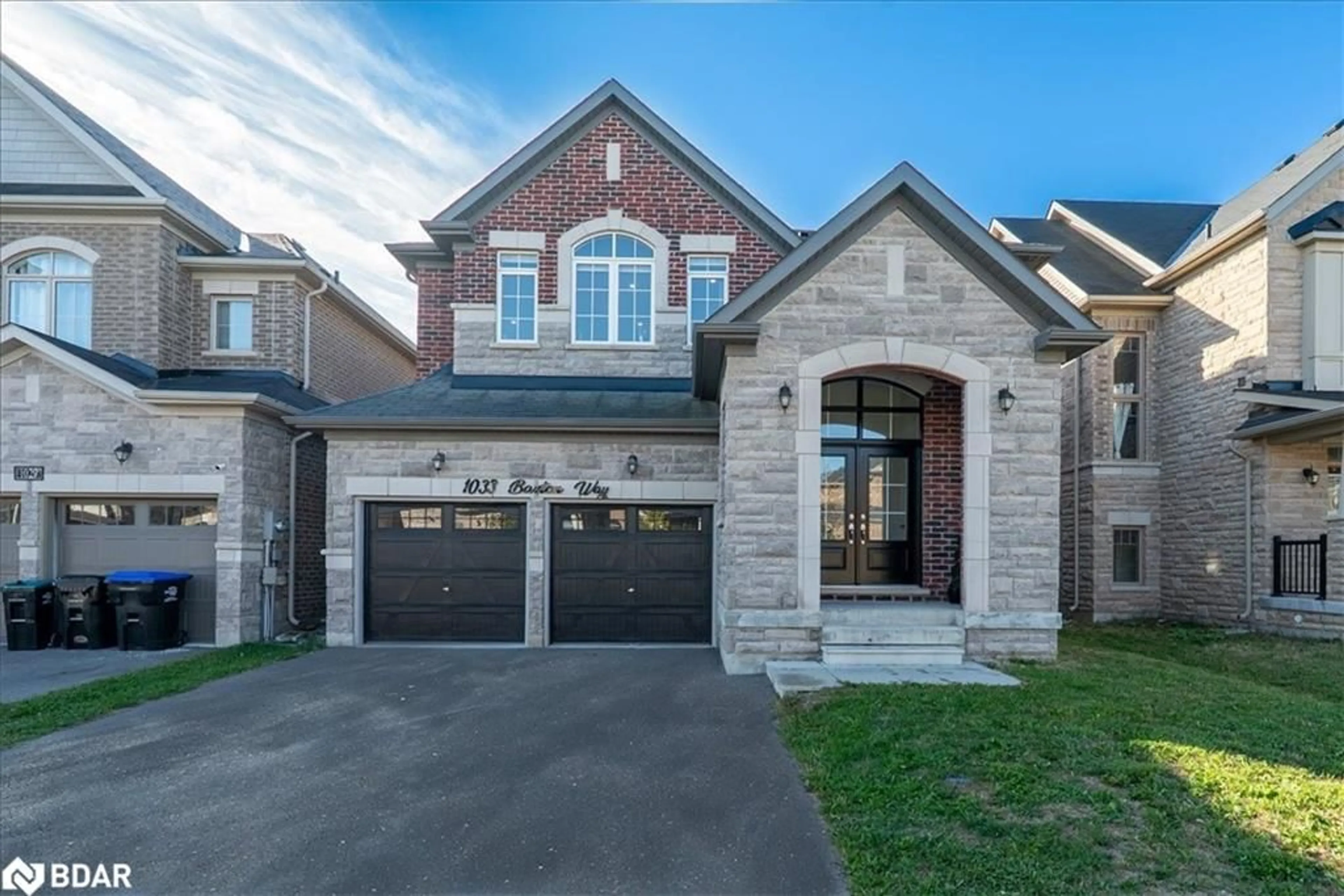 Home with brick exterior material, street for 1033 Barton Way, Innisfil Ontario L9S 0N5