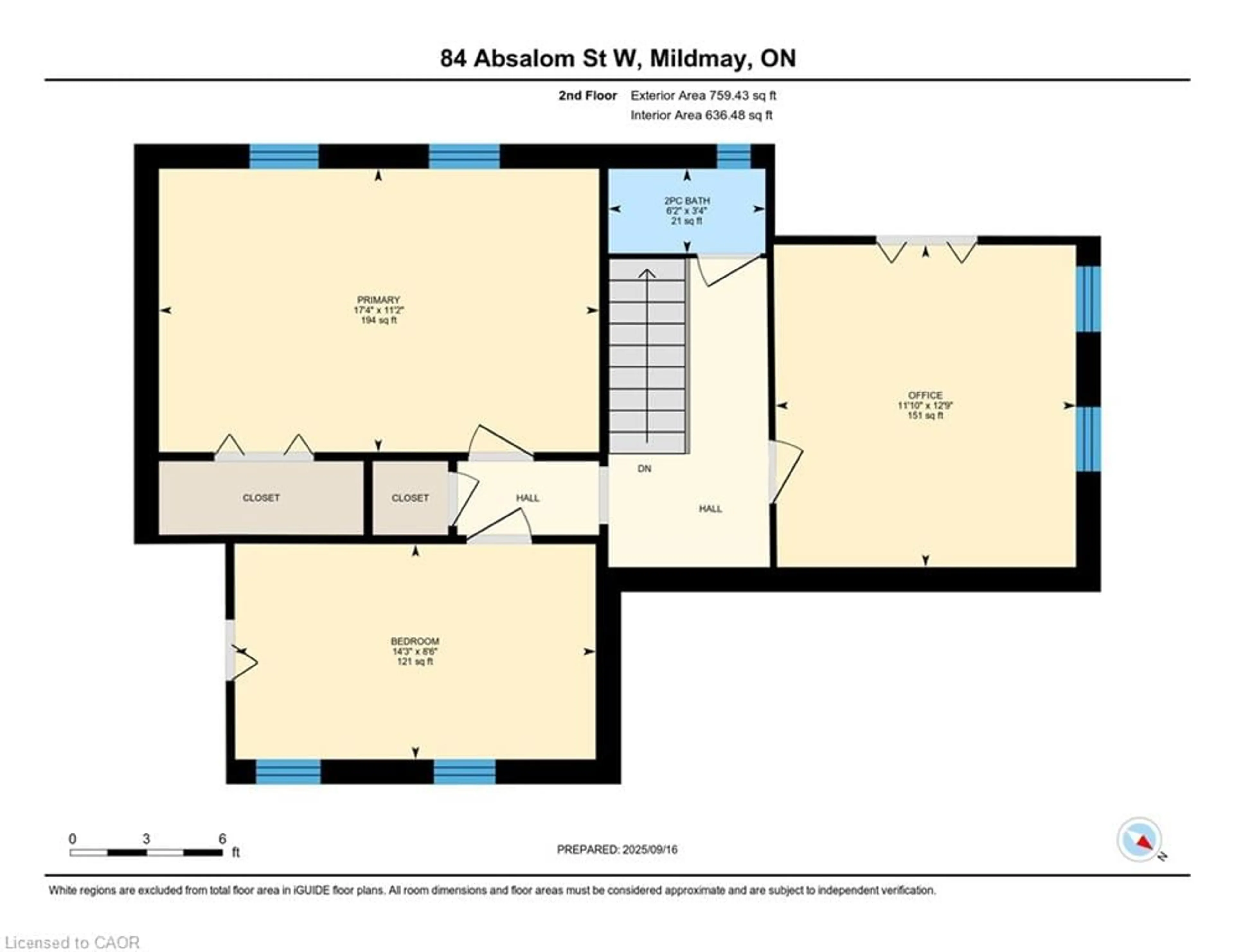 Floor plan for 84 Absalom St W St, Mildmay Ontario N0G 2J0
