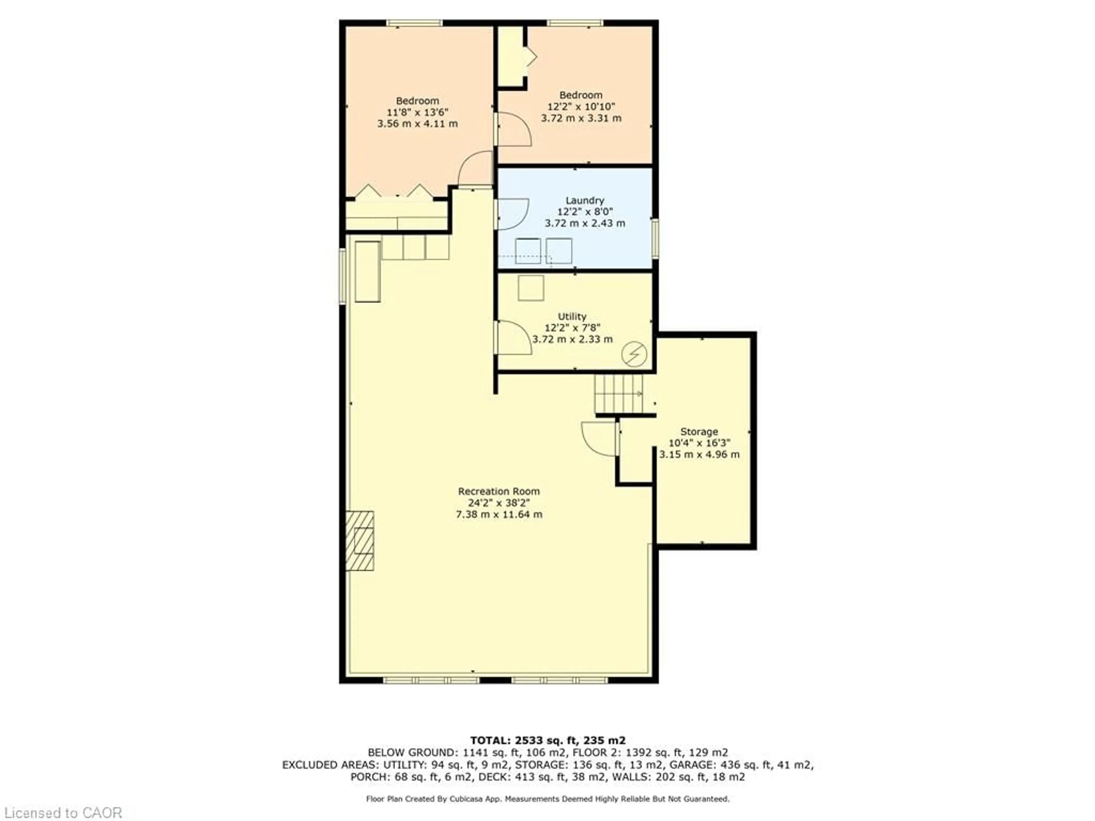 Floor plan for 920 Boyd Ave, Listowel Ontario N4W 3V5