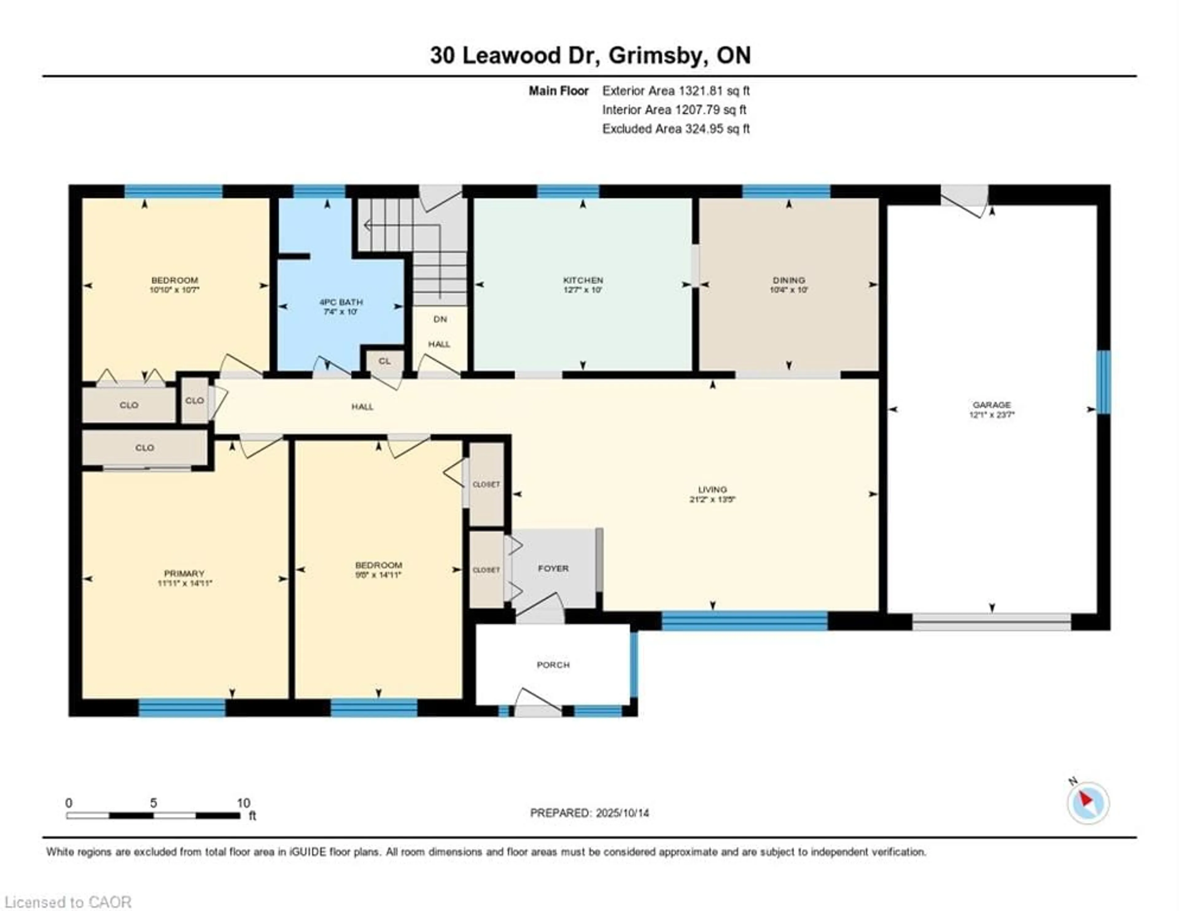 Floor plan for 30 Leawood Dr, Grimsby Ontario L3M 4E2