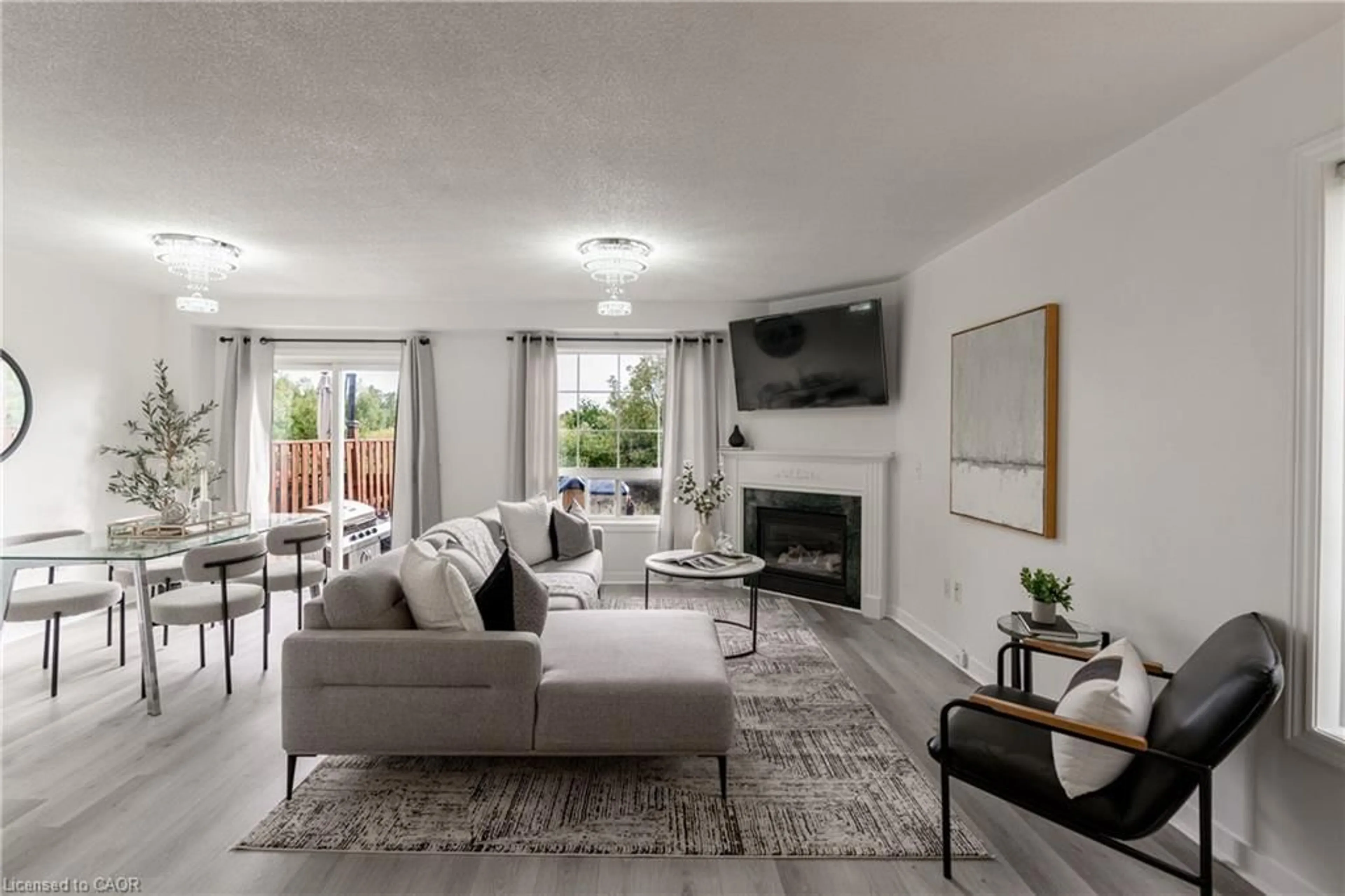 Living room with furniture, unknown for 9800 Mclaughlin Rd #132, Peel Ontario L6X 4R1