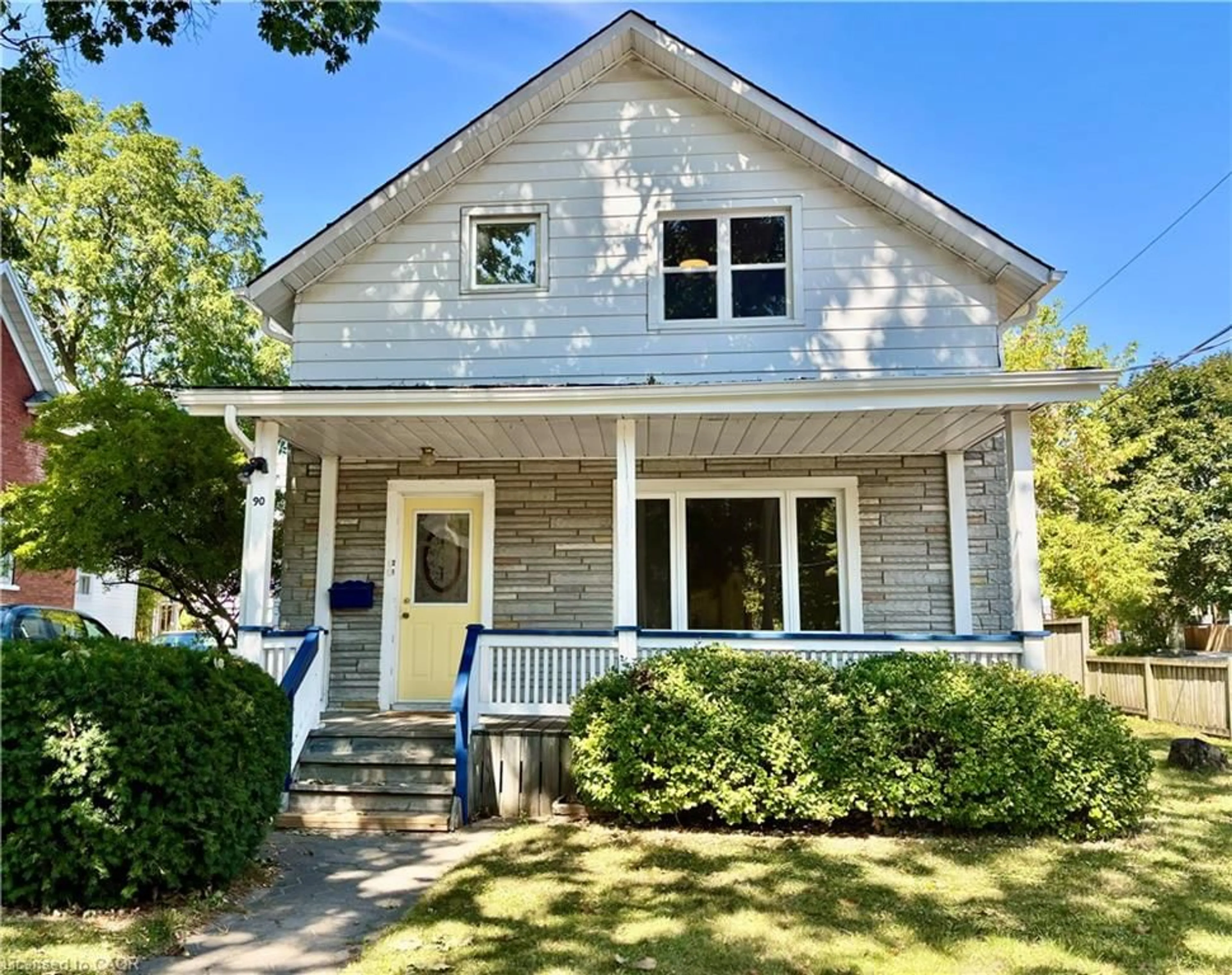 Home with vinyl exterior material, street for 90 Shanley St, Kitchener Ontario N2H 5P2