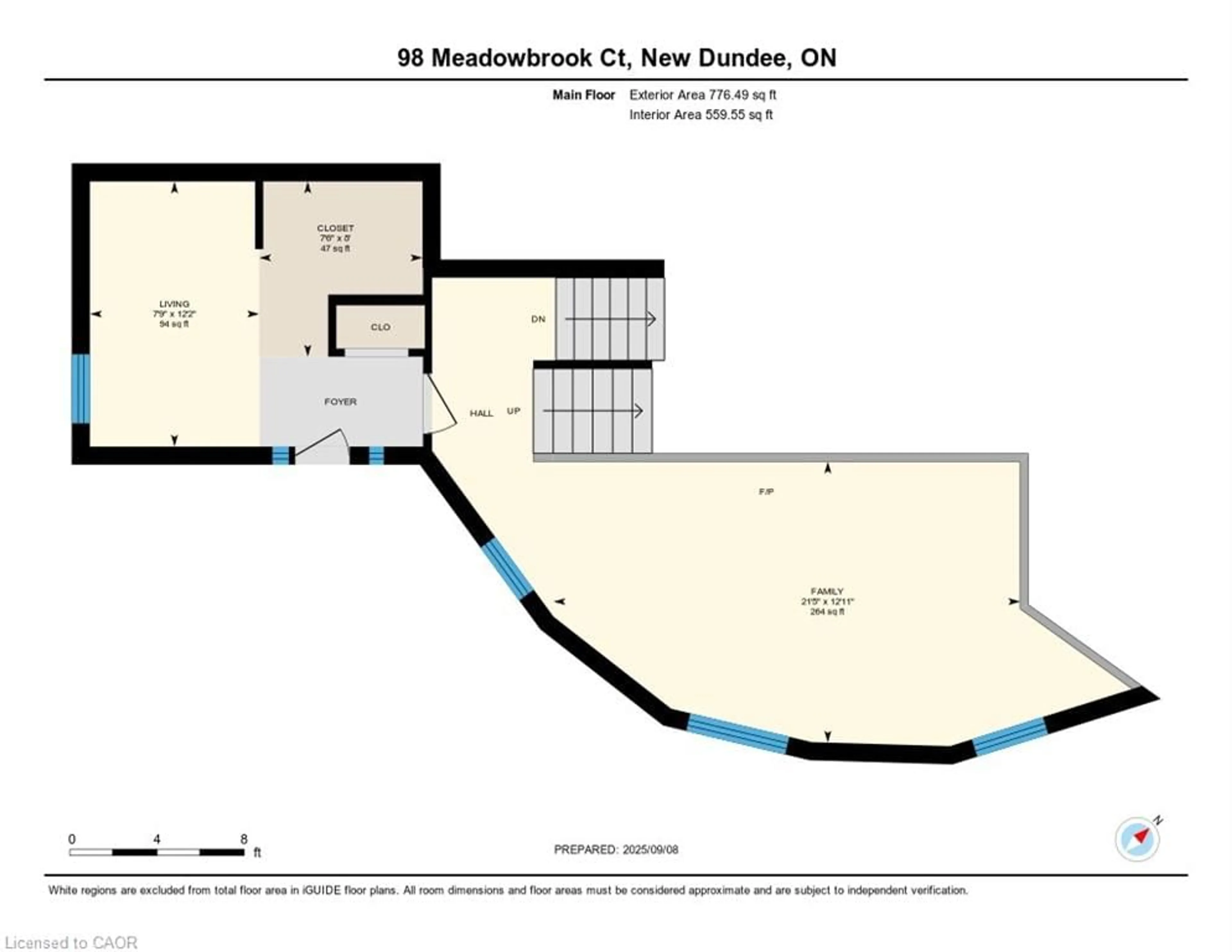Floor plan for 98 Meadowbrook Crt, New Dundee Ontario N0B 2E0