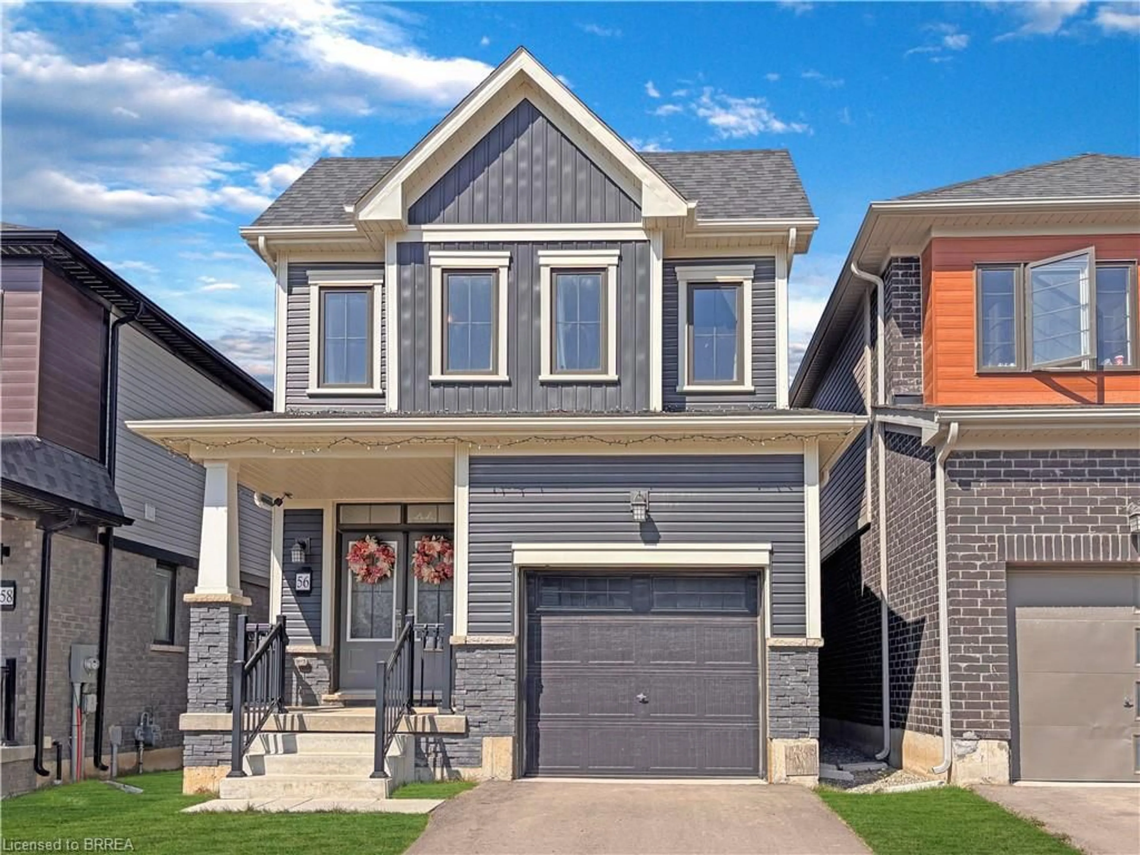 Home with brick exterior material, street for 56 Bellhouse Ave, Brantford Ontario N3T 0W1