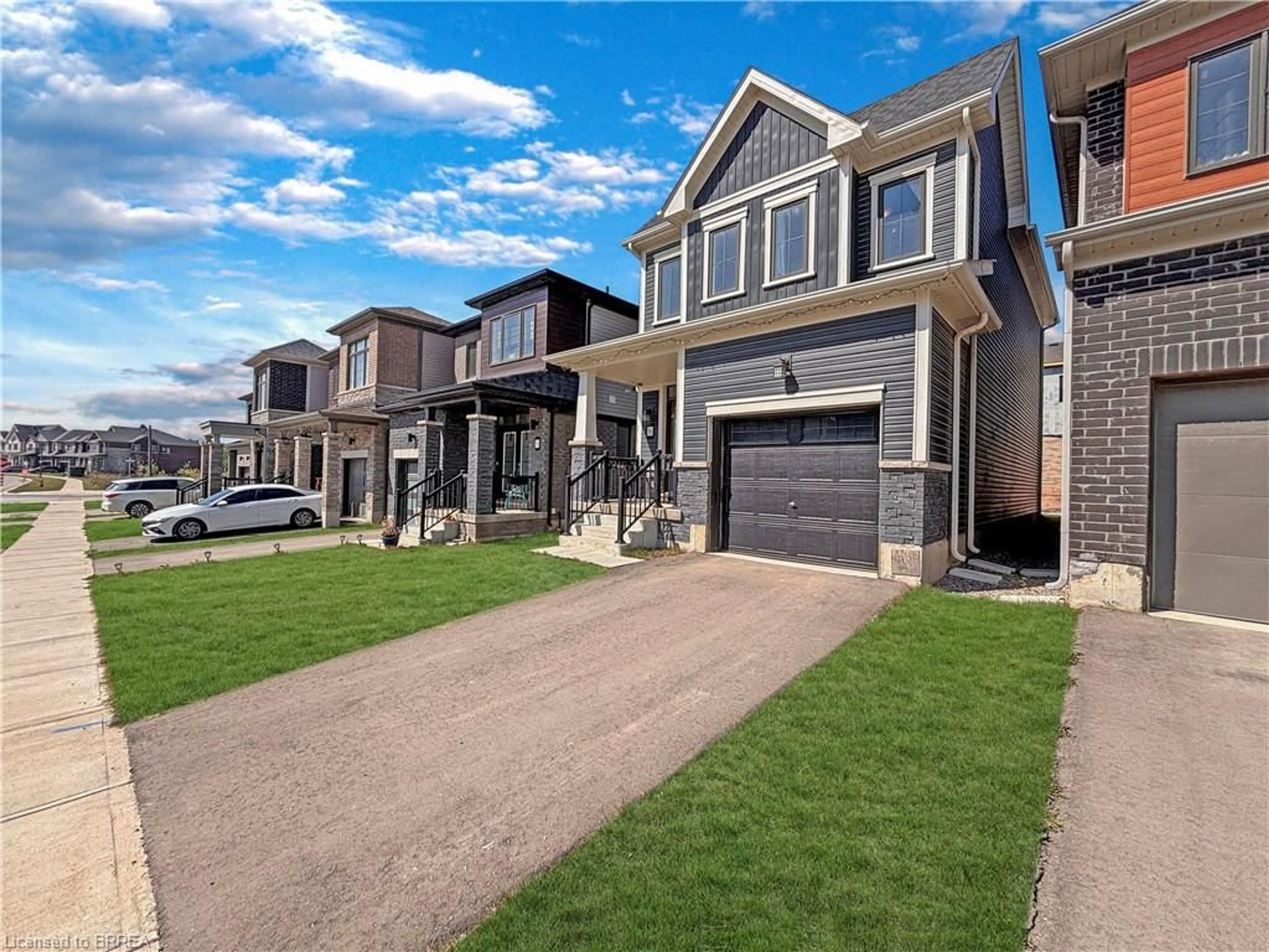 Home with brick exterior material, street for 56 Bellhouse Ave, Brantford Ontario N3T 0W1