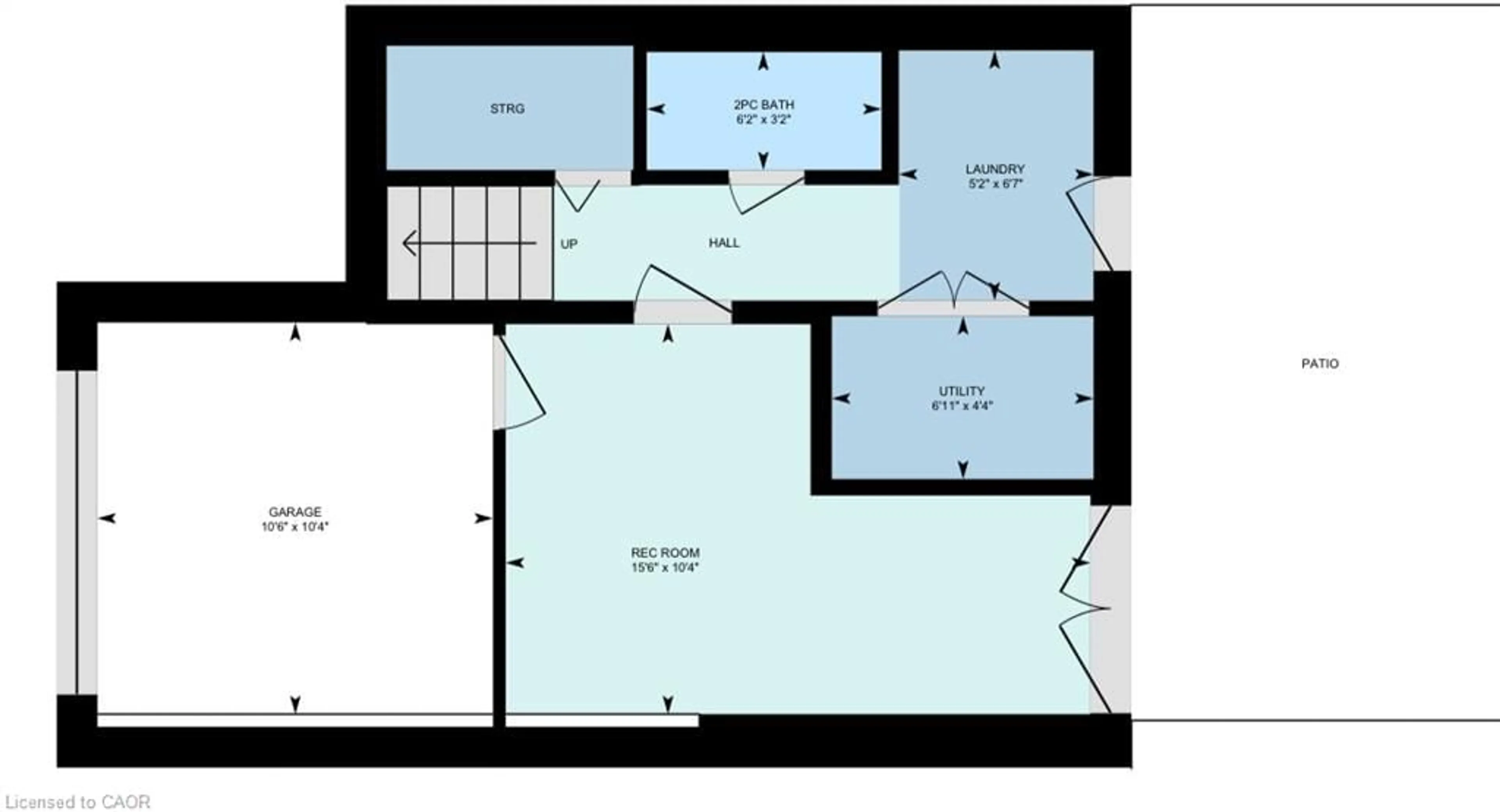 Floor plan for 633 Grange Cres, Waterloo Ontario N2T 2L9