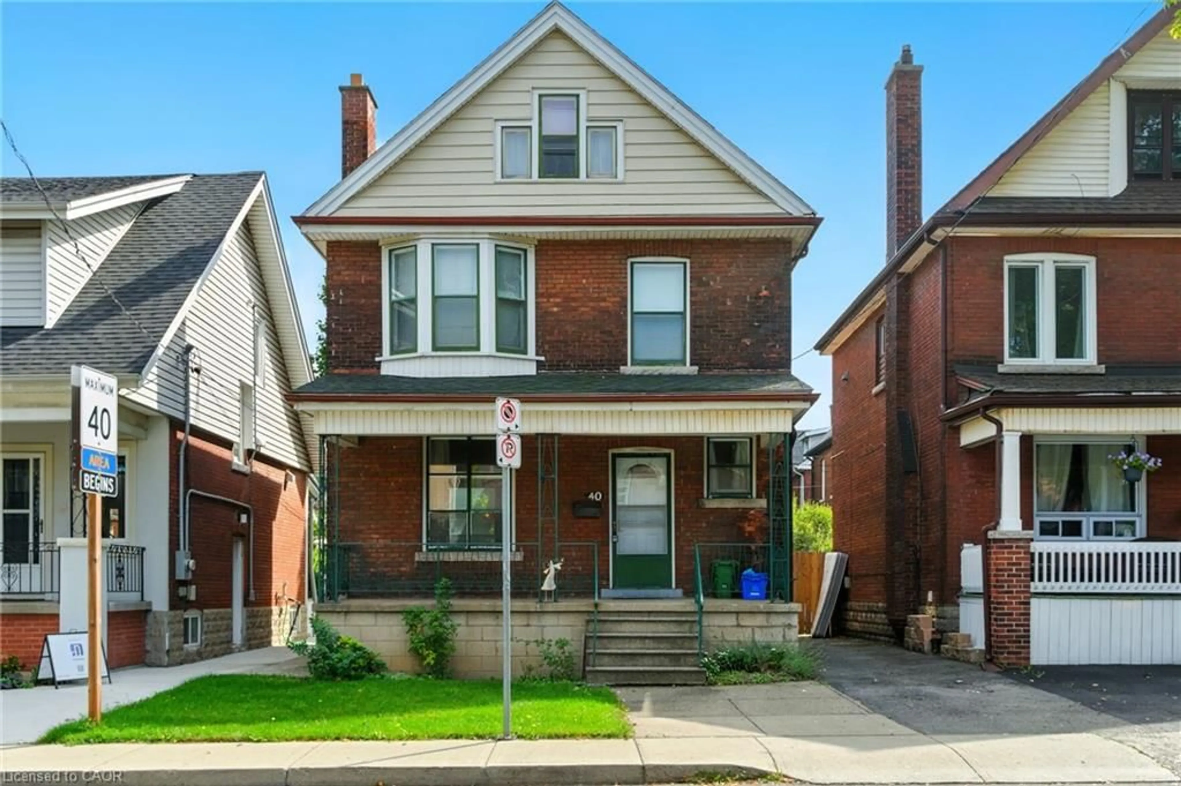 Home with brick exterior material, street for 40 Barnesdale St, Hamilton Ontario L8L 6R8