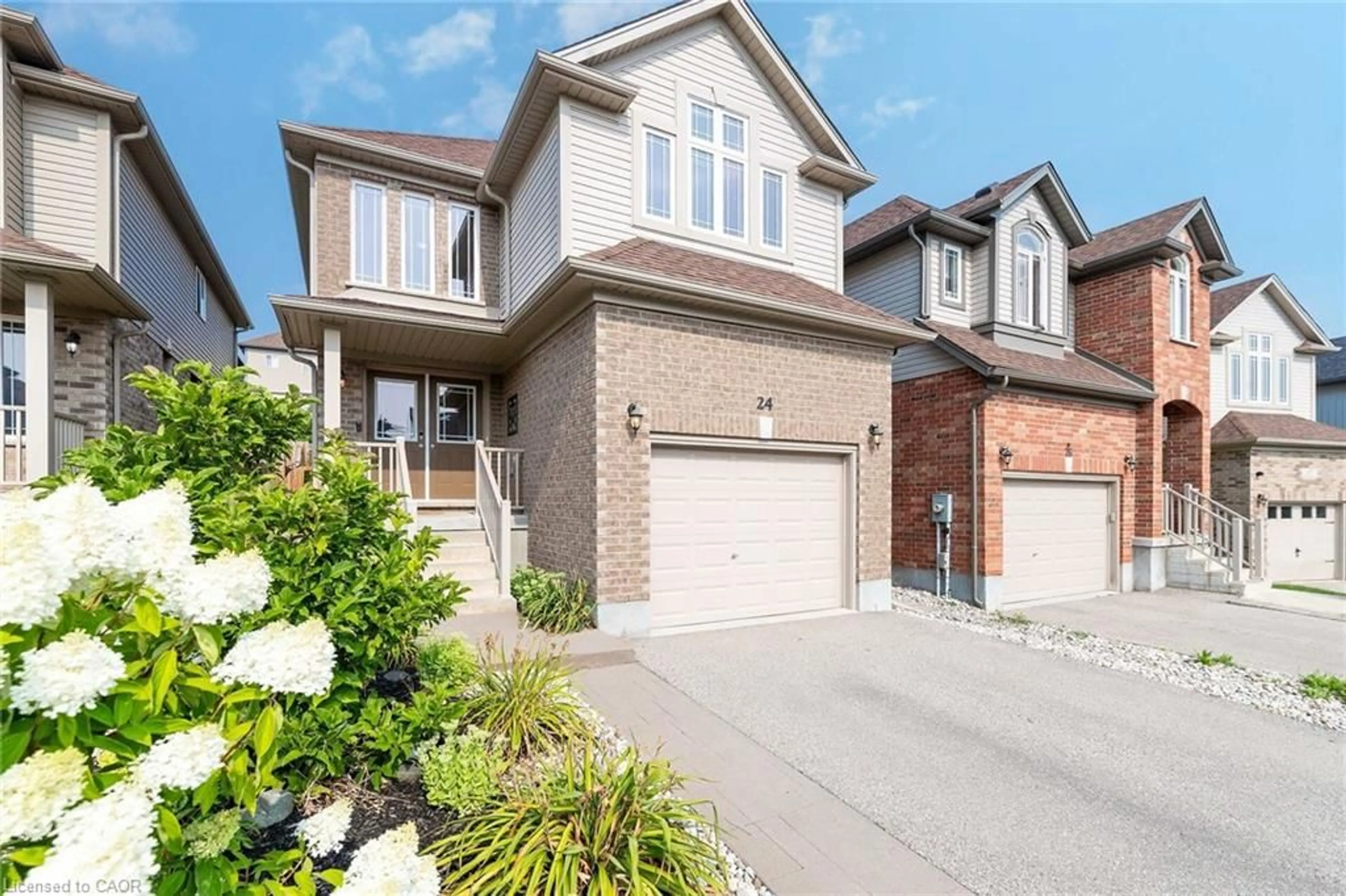 Home with brick exterior material, street for 24 Dudley Dr, Guelph Ontario N1G 0E6