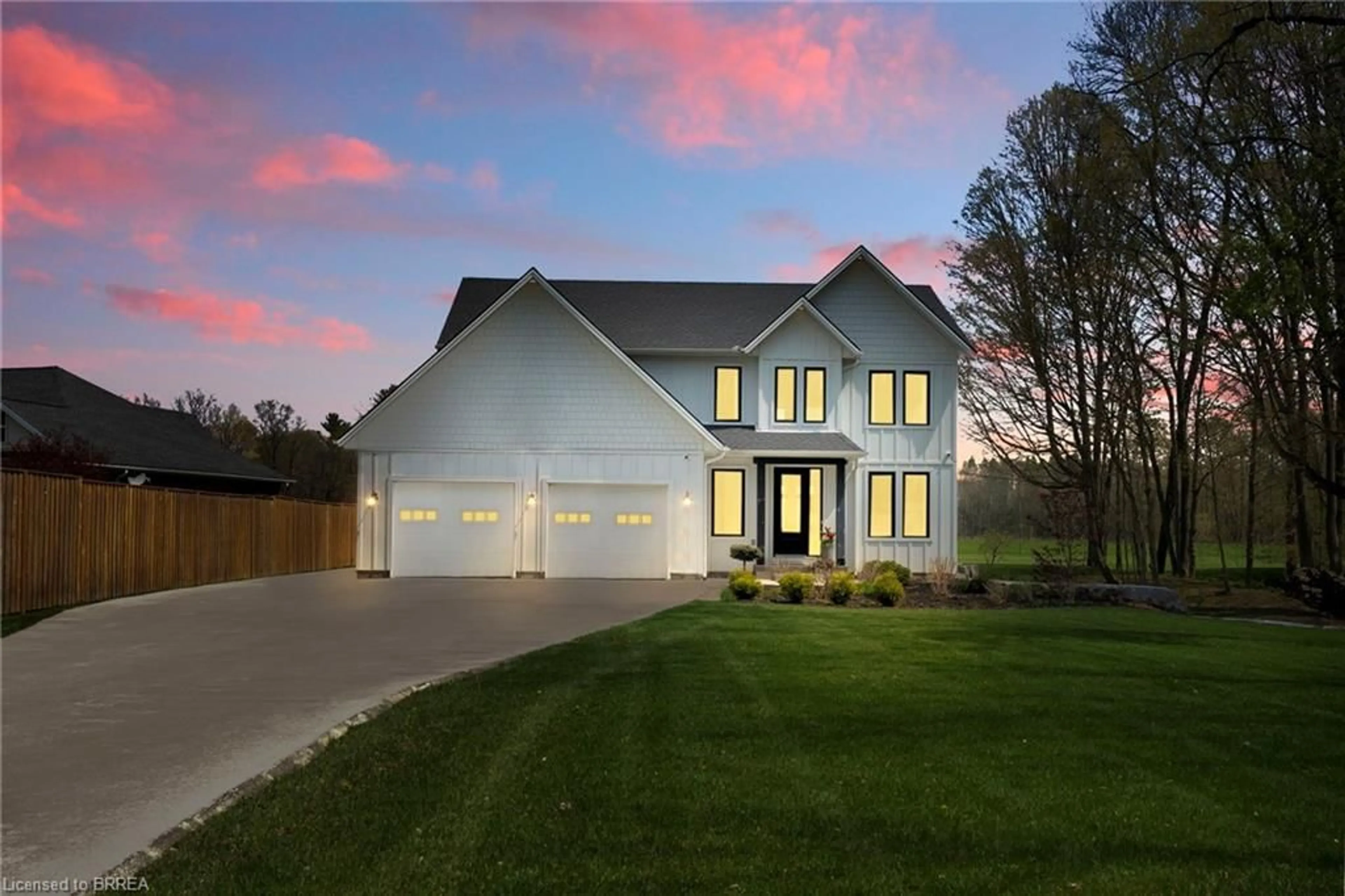 Home with vinyl exterior material, street for 12200 Plank Rd, Eden Ontario N0J 1H0