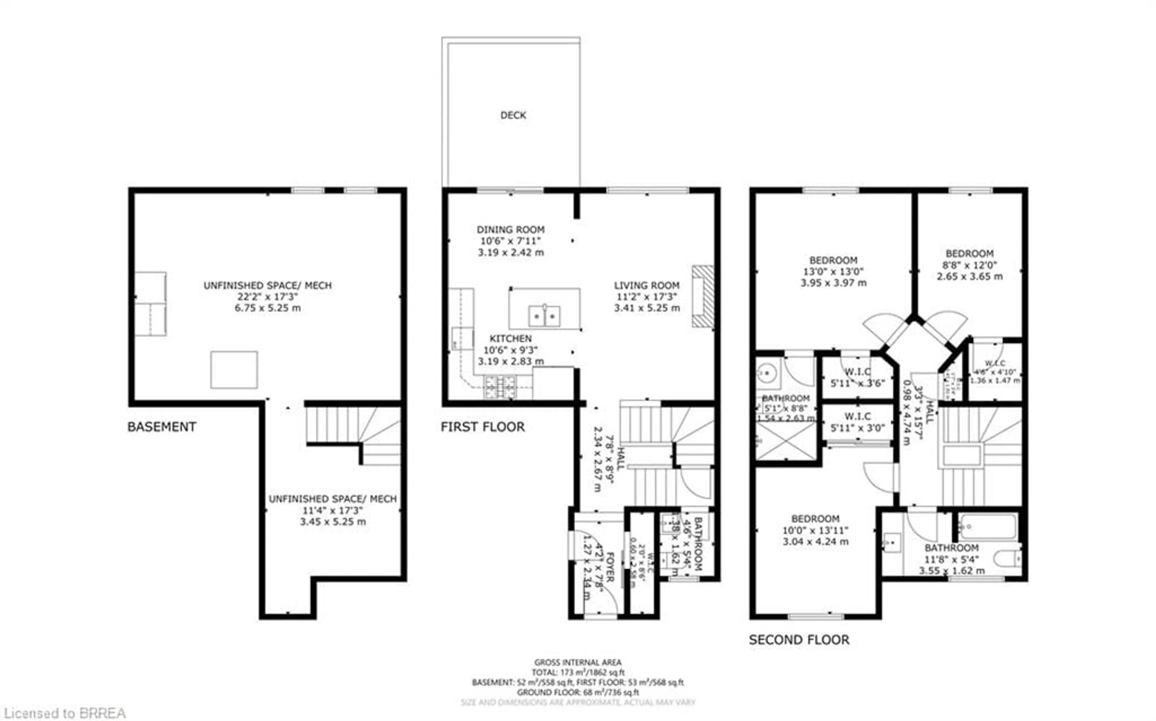 Floor plan for 1214 Rose Way, Milton Ontario L9E 1L9