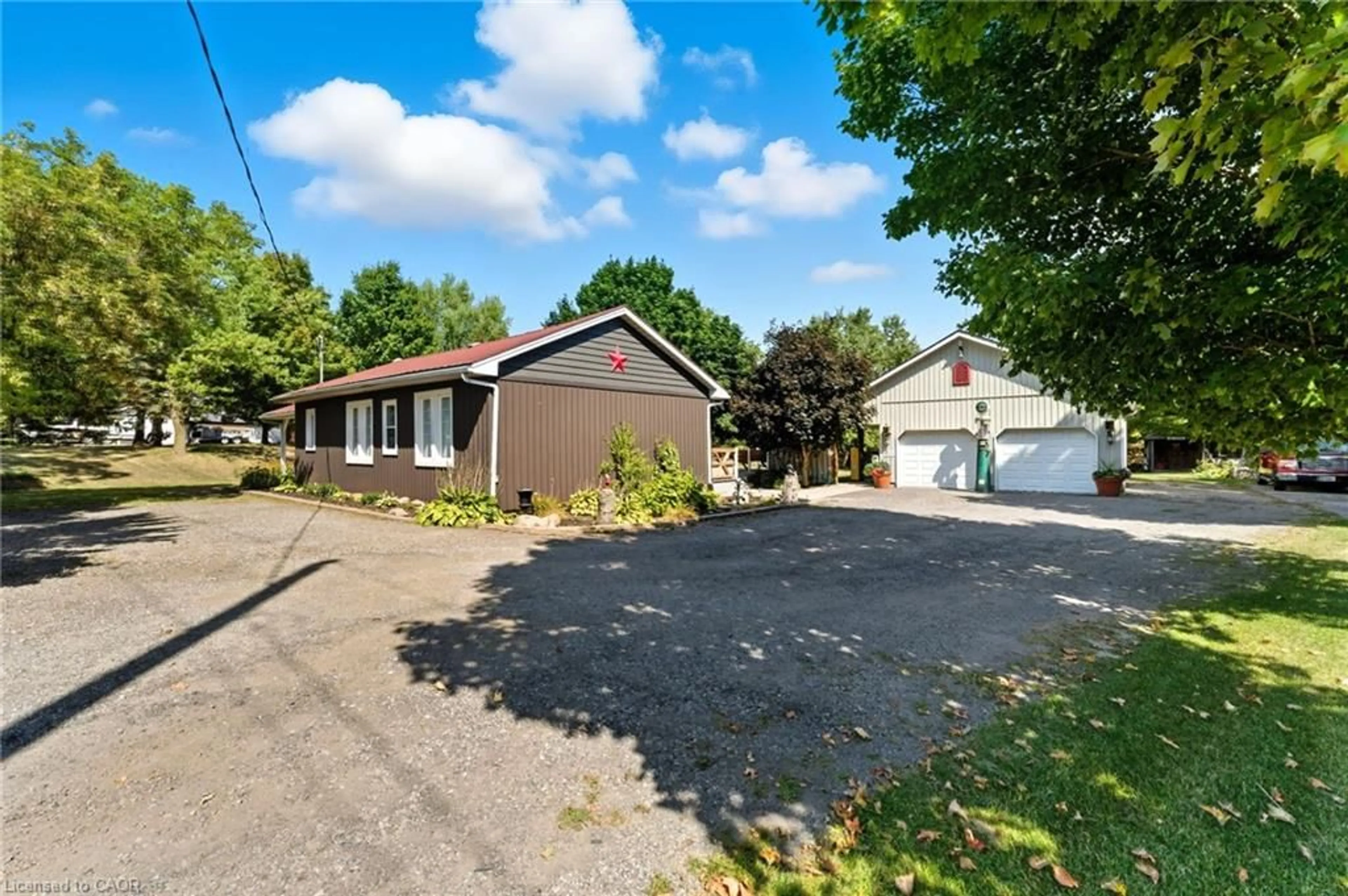 A pic from outside/outdoor area/front of a property/back of a property/a pic from drone, street for 394 Bishopgate Rd, Brantford Ontario N3R 0B8