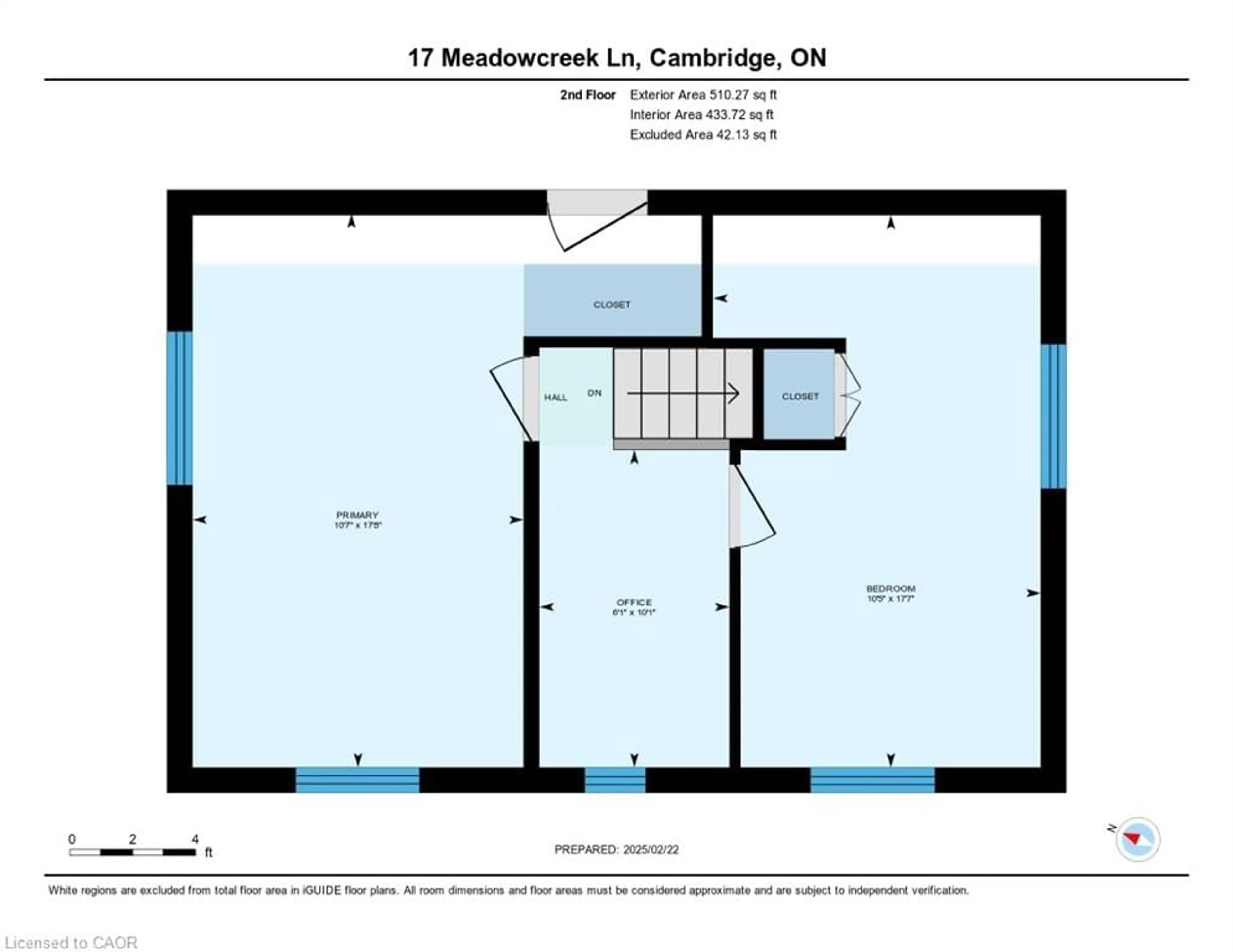 Floor plan for 17 Meadowcreek Lane, Cambridge Ontario N3H 4R8