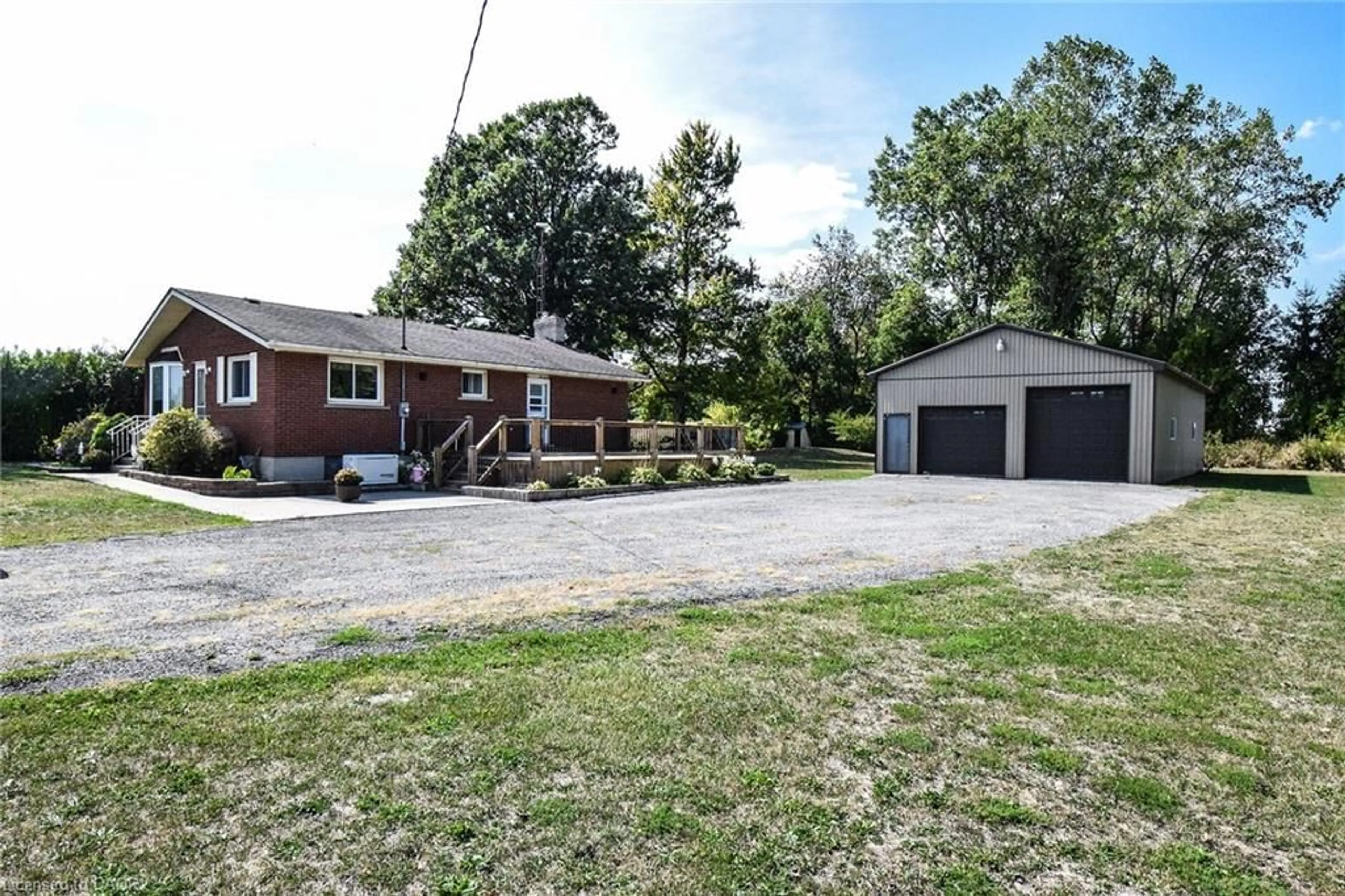 A pic from outside/outdoor area/front of a property/back of a property/a pic from drone, mountain view for 183 Hines Rd, Dunnville Ontario N1A 2W7