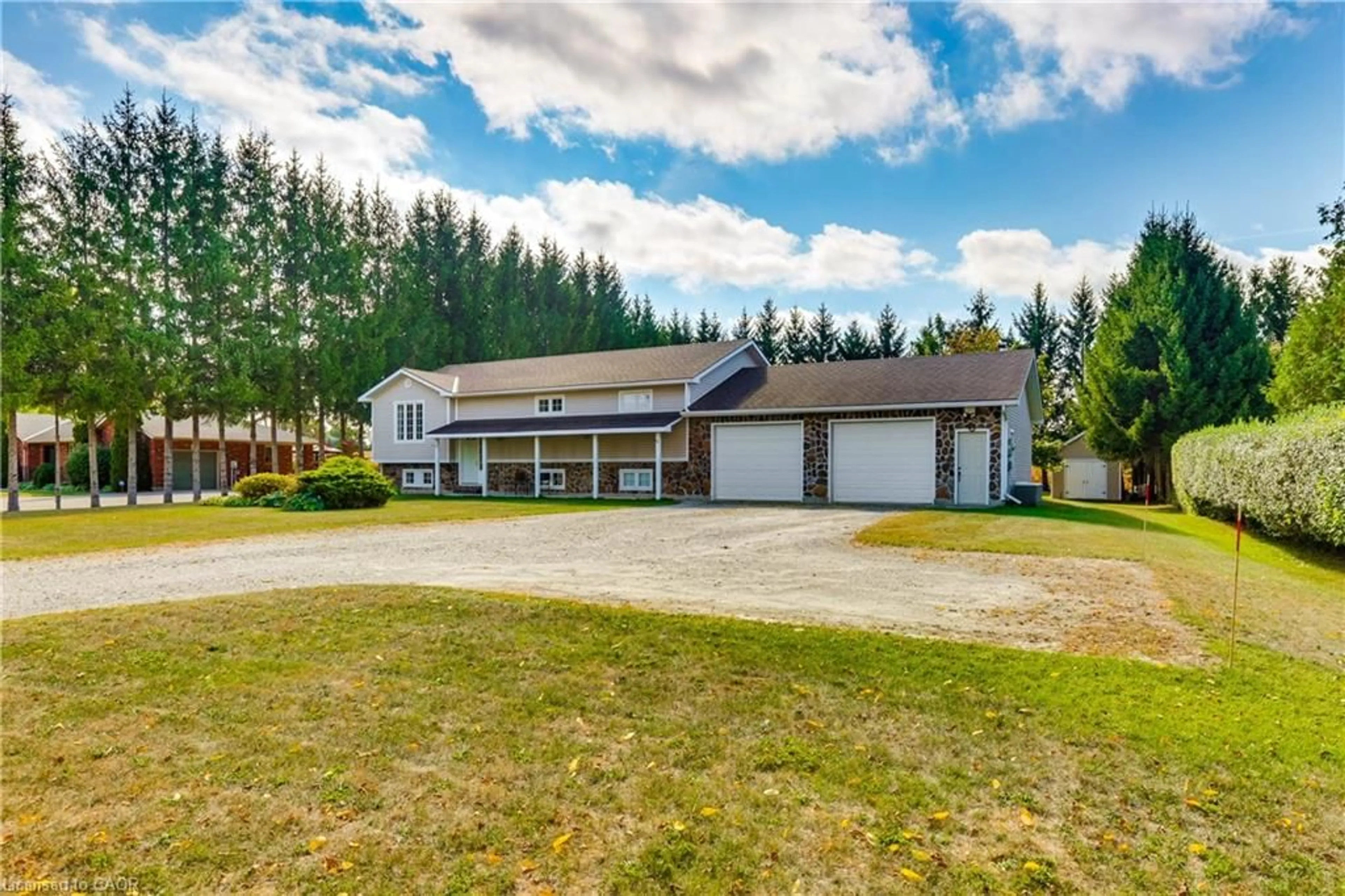 A pic from outside/outdoor area/front of a property/back of a property/a pic from drone, unknown for 41 Church Rd, Scotland Ontario N0E 1R0