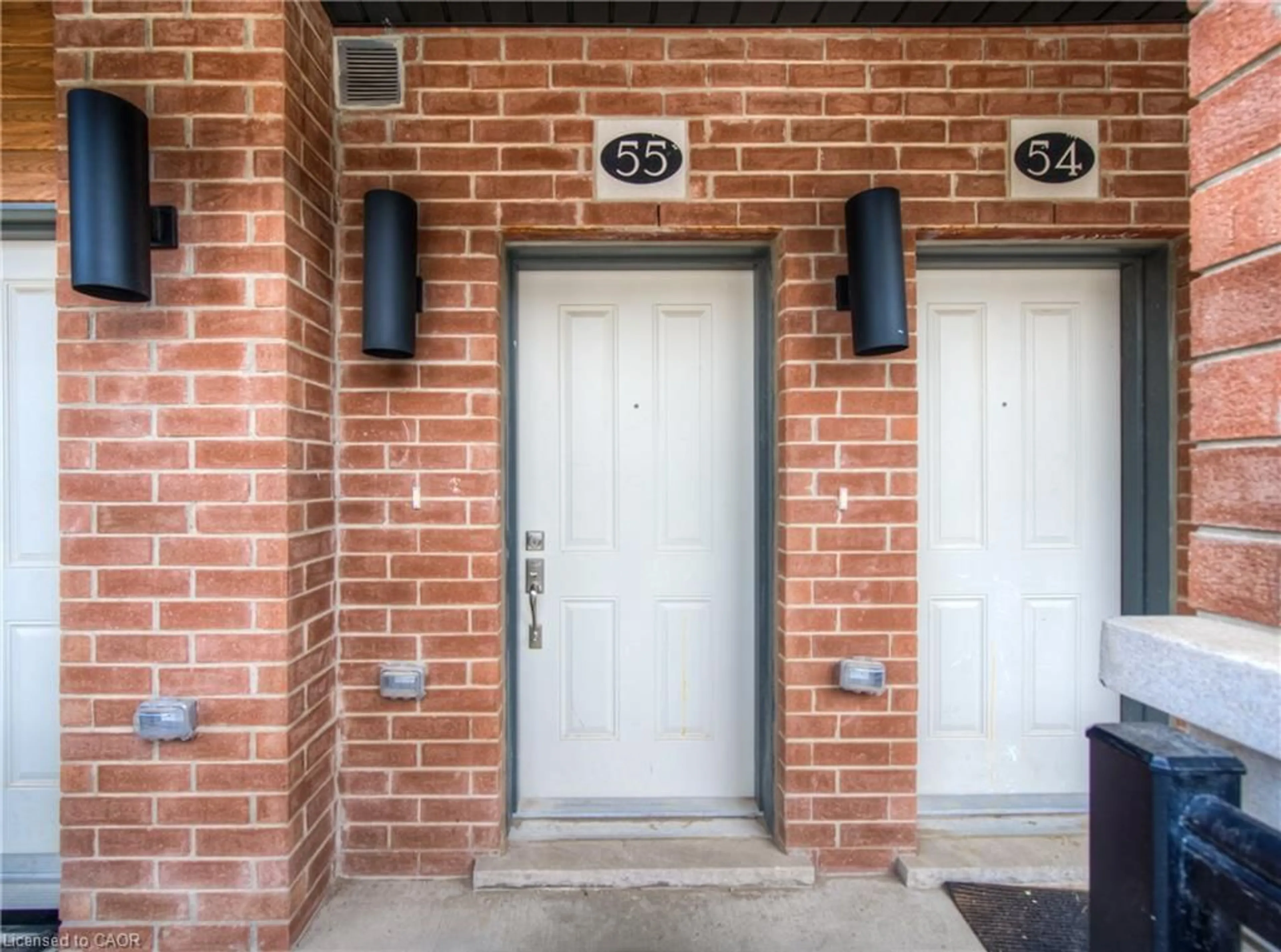 Home with brick exterior material, street for 25 Isherwood Ave #55, Cambridge Ontario N1R 0E2
