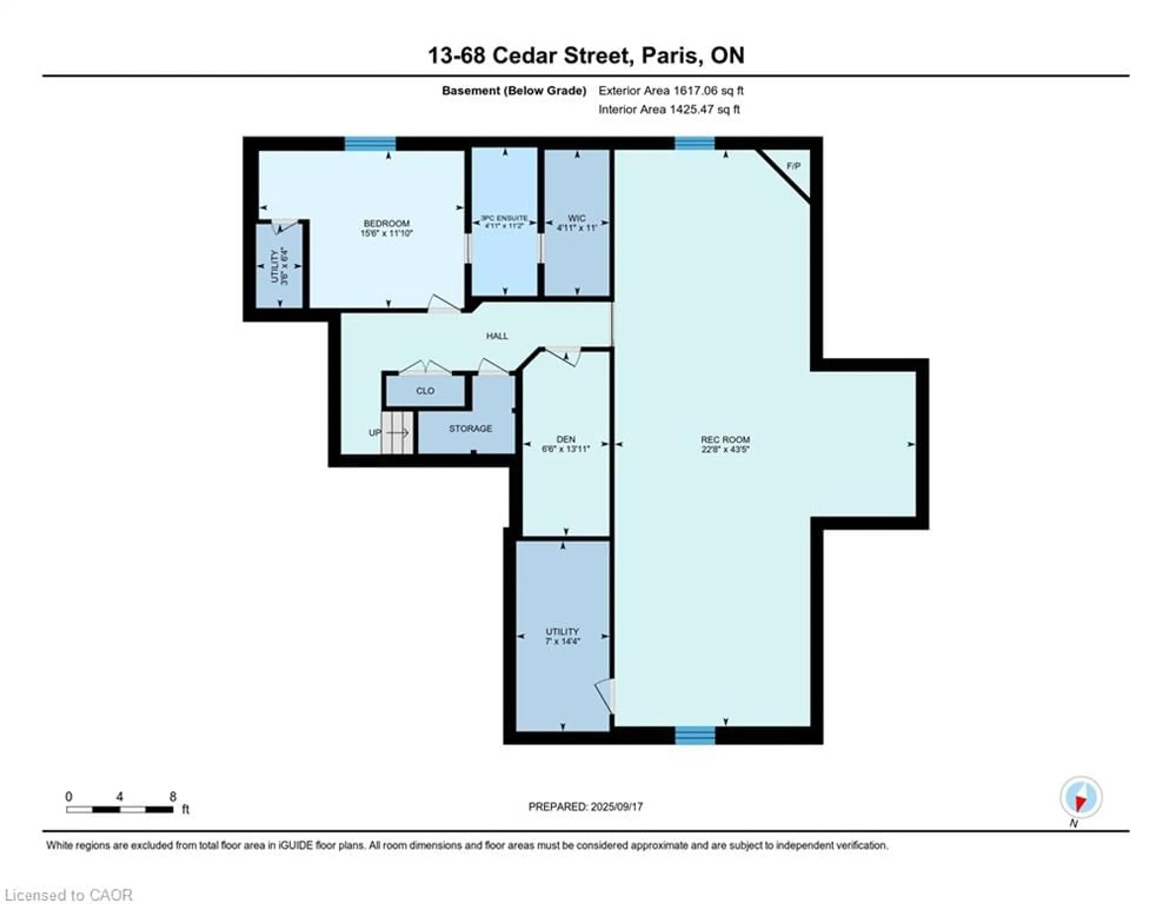 Floor plan for 68 Cedar St #13, Paris Ontario N3L 0L4