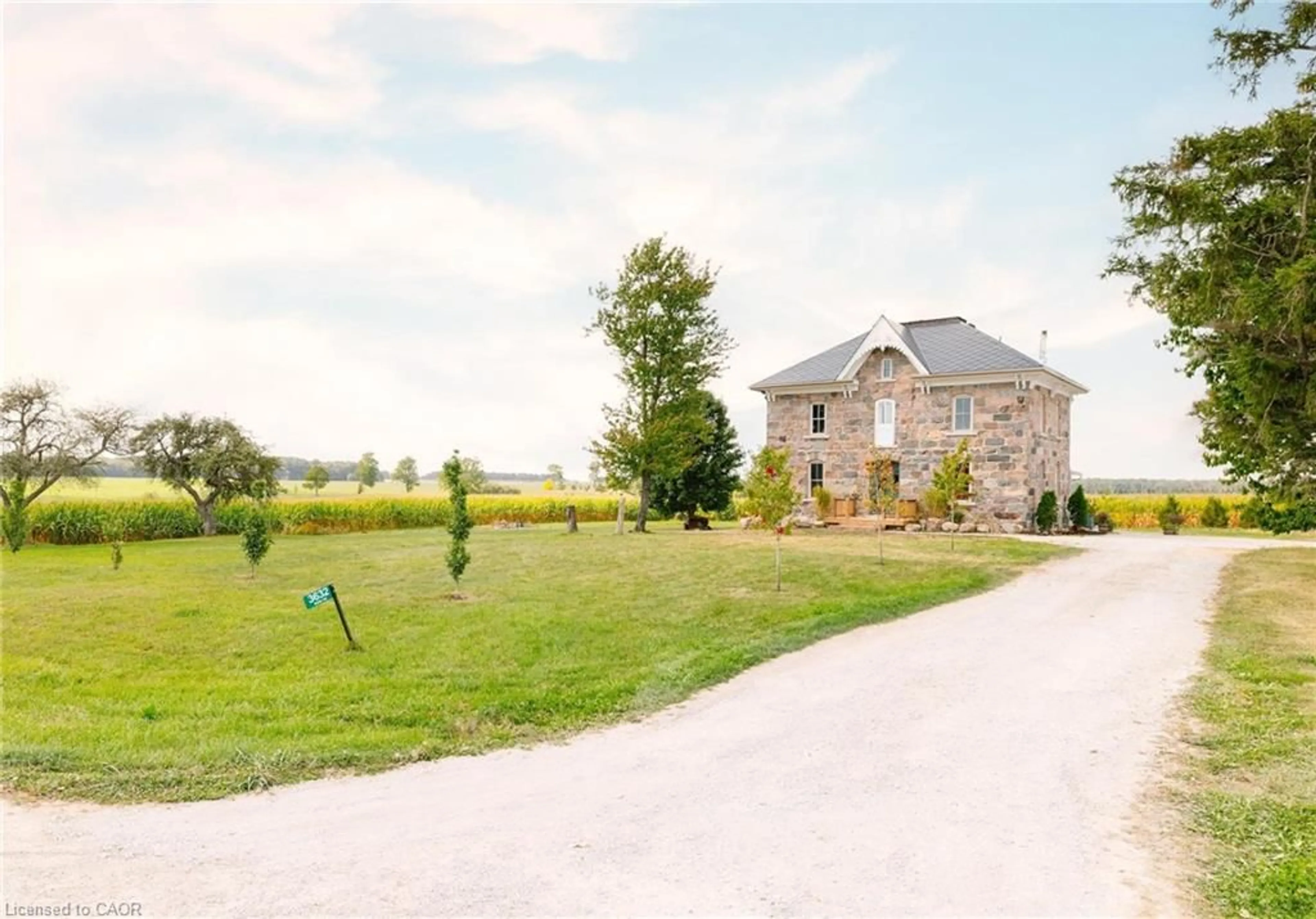A pic from outside/outdoor area/front of a property/back of a property/a pic from drone, building for 3632 145 Rd, Mitchell Ontario N0K 1N0