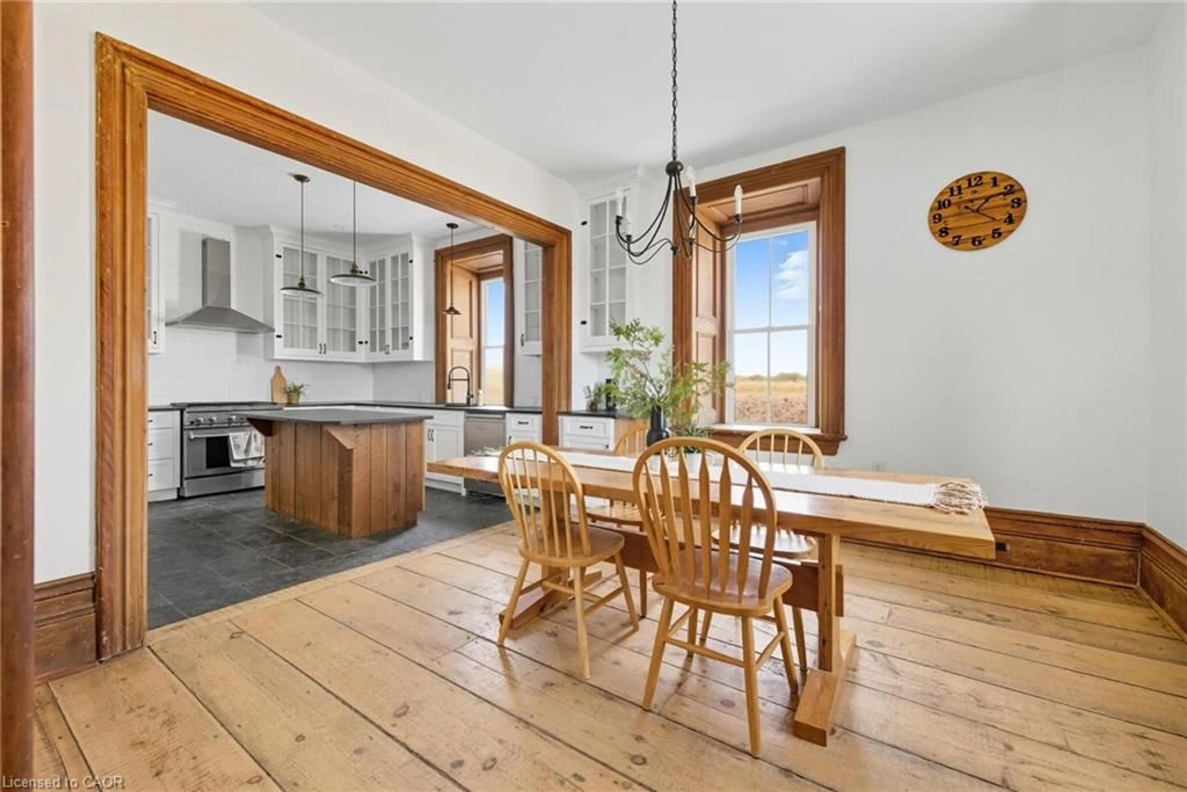 Dining room, wood/laminate floor for 3632 145 Rd, Mitchell Ontario N0K 1N0