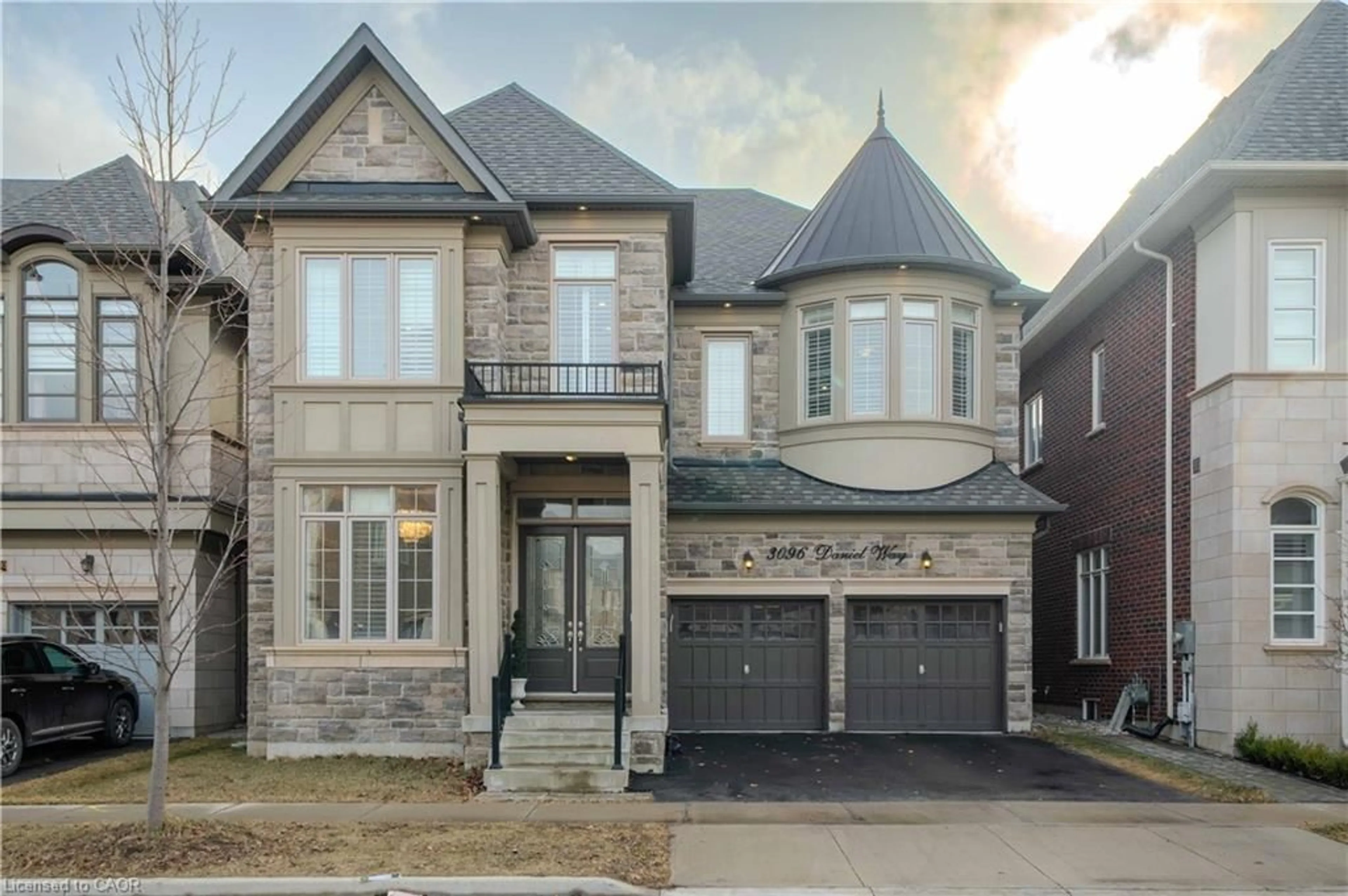 Home with brick exterior material, street for 3096 Daniel Way Way, Oakville Ontario L6H 0V1