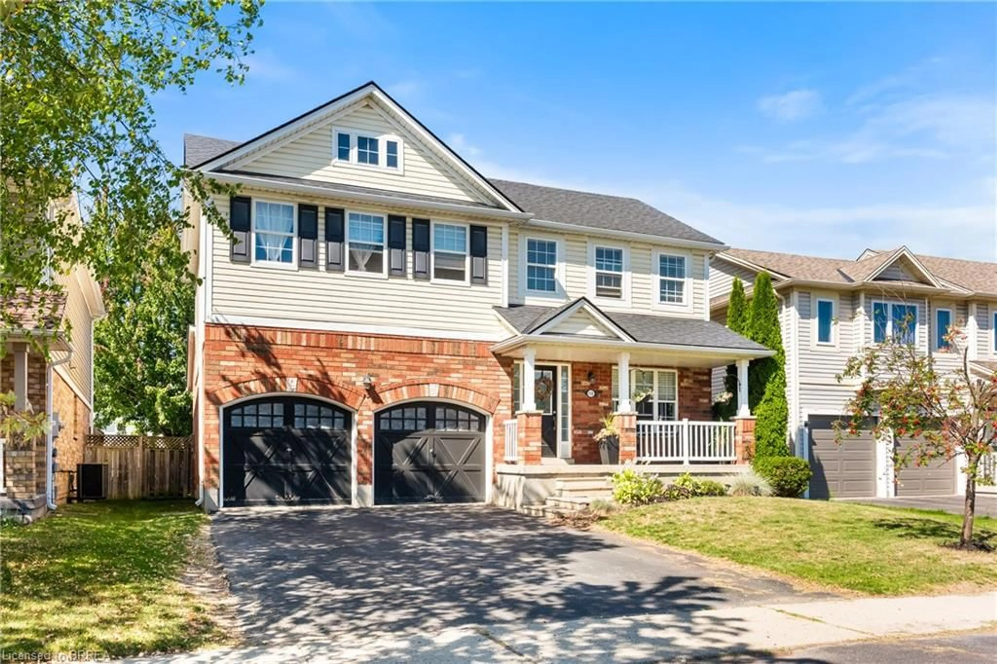 Home with brick exterior material, street for 132 Blackburn Dr, Brantford Ontario N3T 6S2