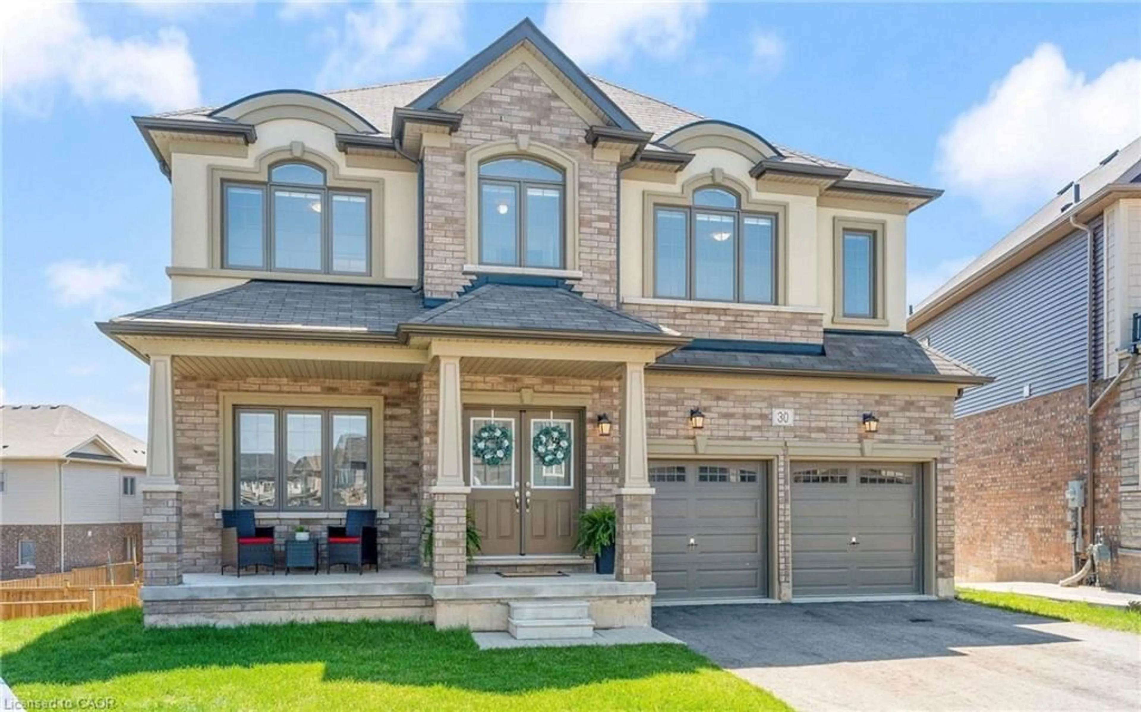 Home with brick exterior material, street for 30 Rowley Street, Brantford Ontario N3S 0J6