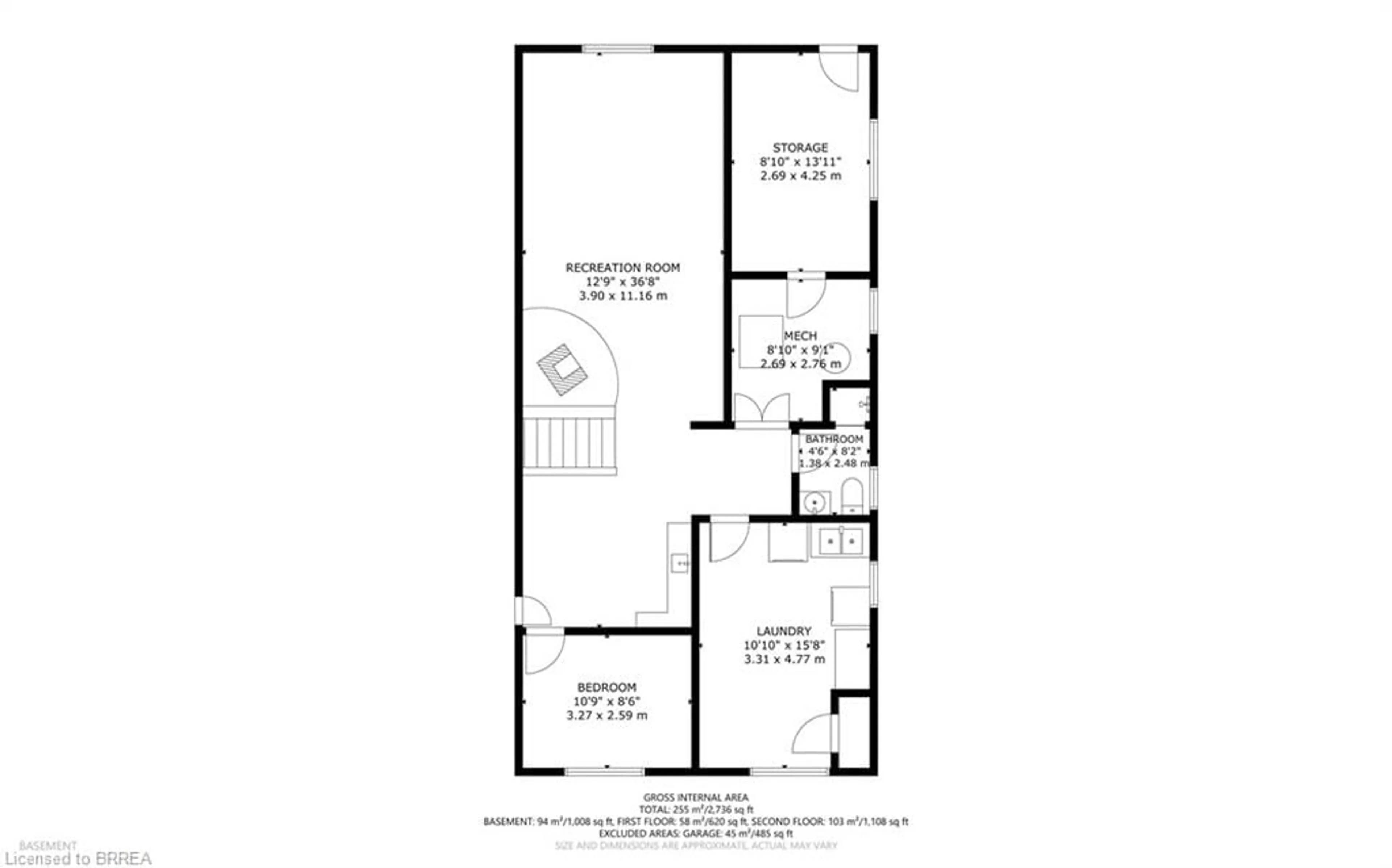 Floor plan for 9 Bannister St, Oakland Ontario N0E 1L0