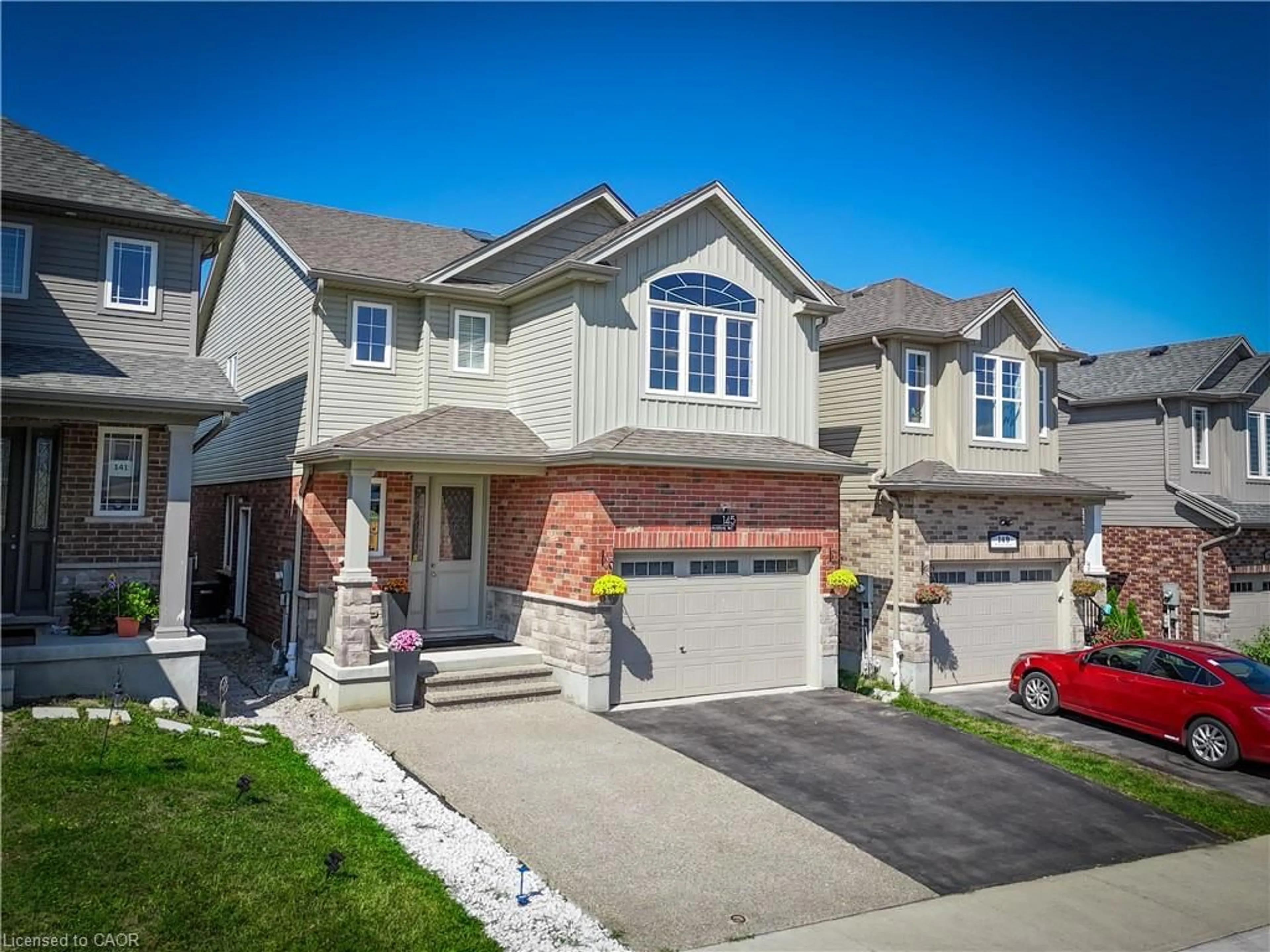 Home with brick exterior material, street for 145 Rivertrail Avenue Ave, Kitchener Ontario N2A 0J7