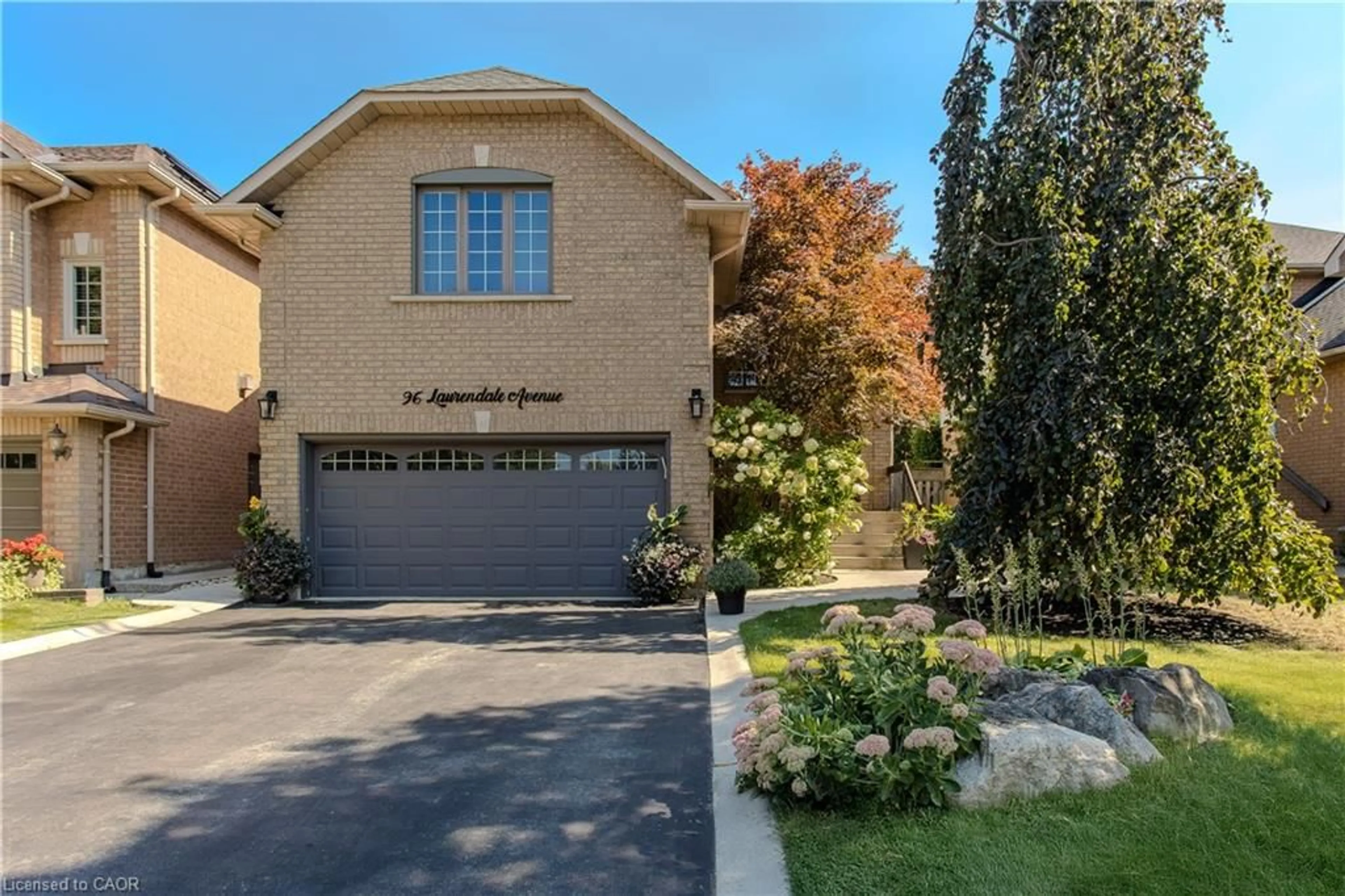 Home with brick exterior material, street for 96 Laurendale Ave, Waterdown Ontario L0R 2H3