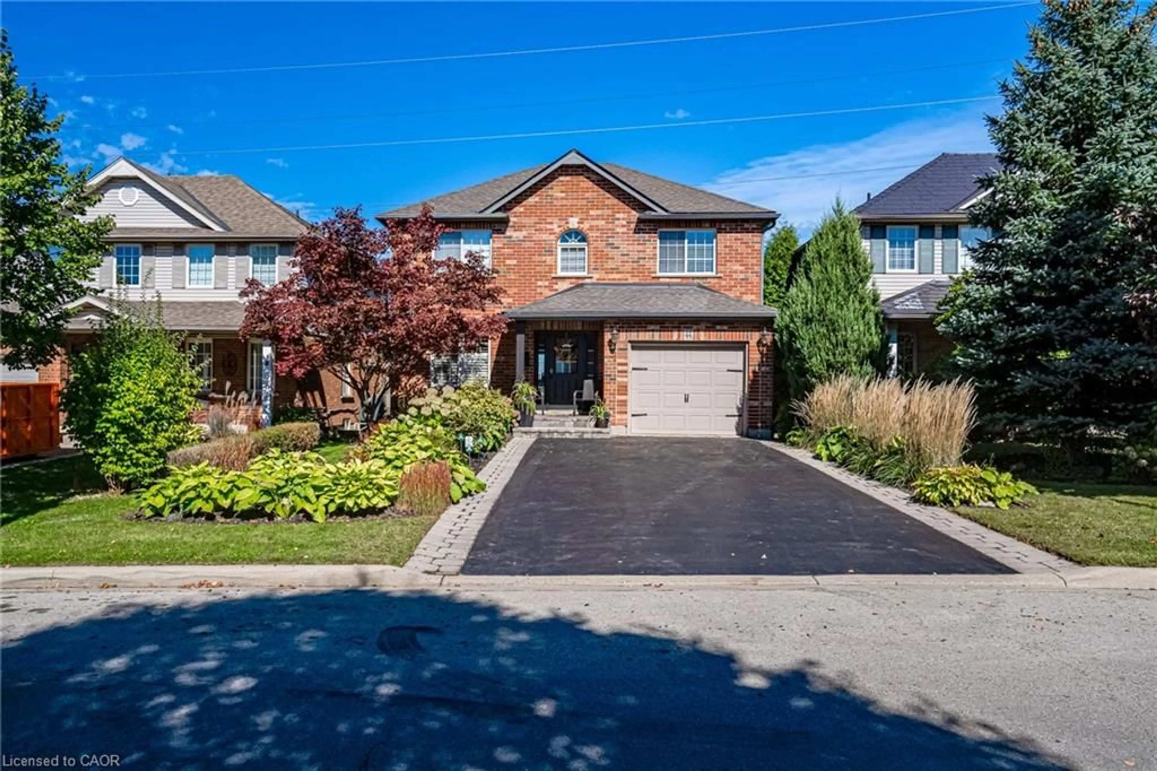 Home with brick exterior material, street for 44 Grassyplain Dr, Hamilton Ontario L0R 1W0