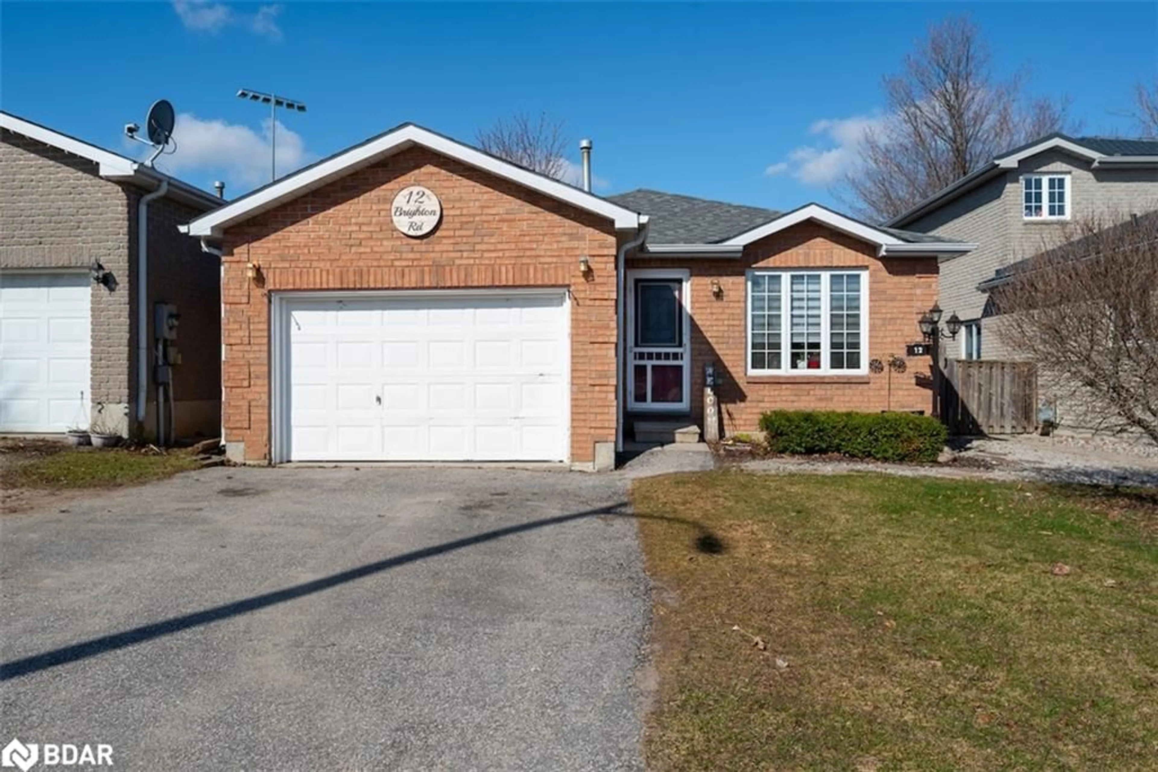 Home with brick exterior material, street for 12 Brighton Rd, Barrie Ontario L4M 6S5