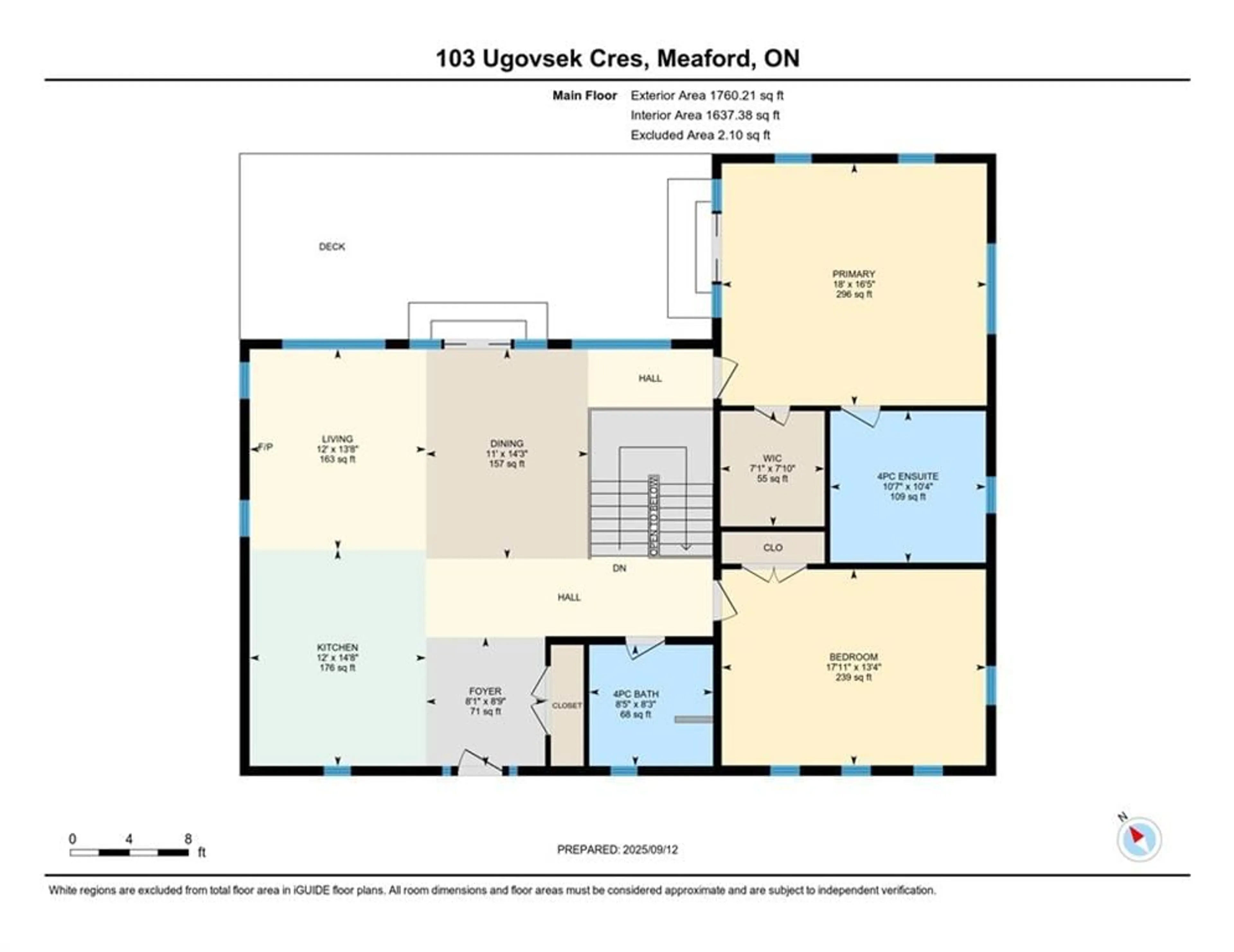 Floor plan for 103 Ugovsek Cres, Annan Ontario N0H 1B0