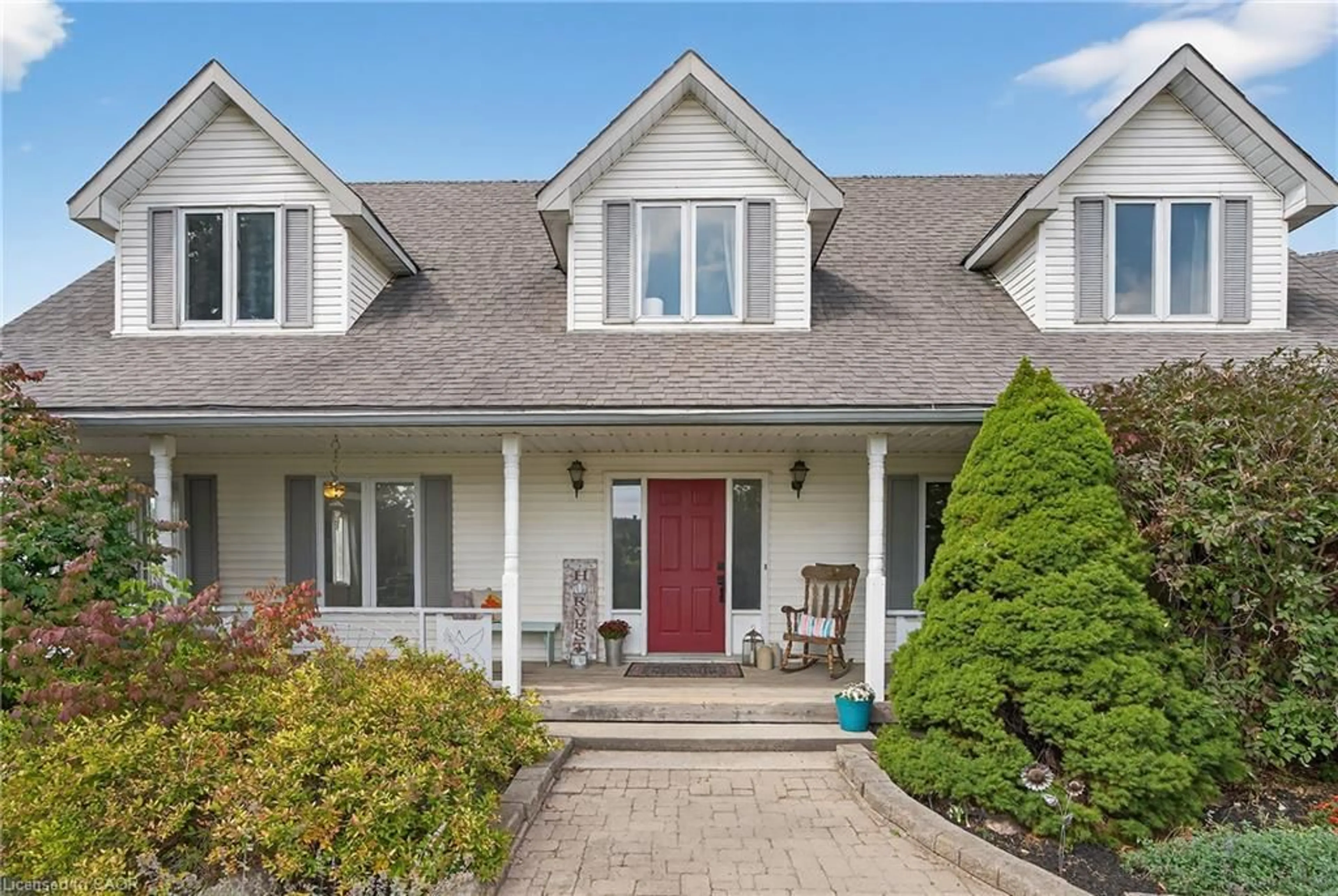 Home with vinyl exterior material, street for 7146 Noah Road, R.R. # 1, Elora Ontario N0B 1S0