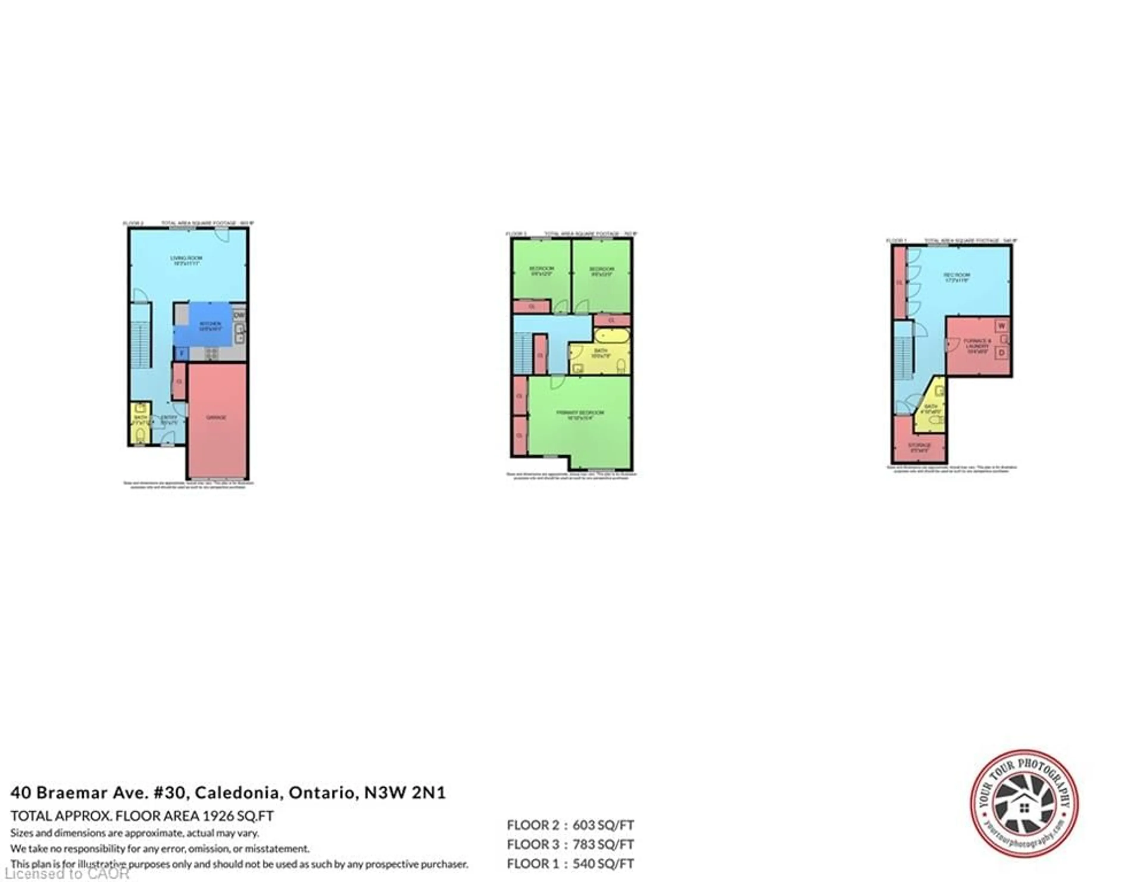 Floor plan for 40 Braemar Ave #30, Caledonia Ontario N3W 2N1