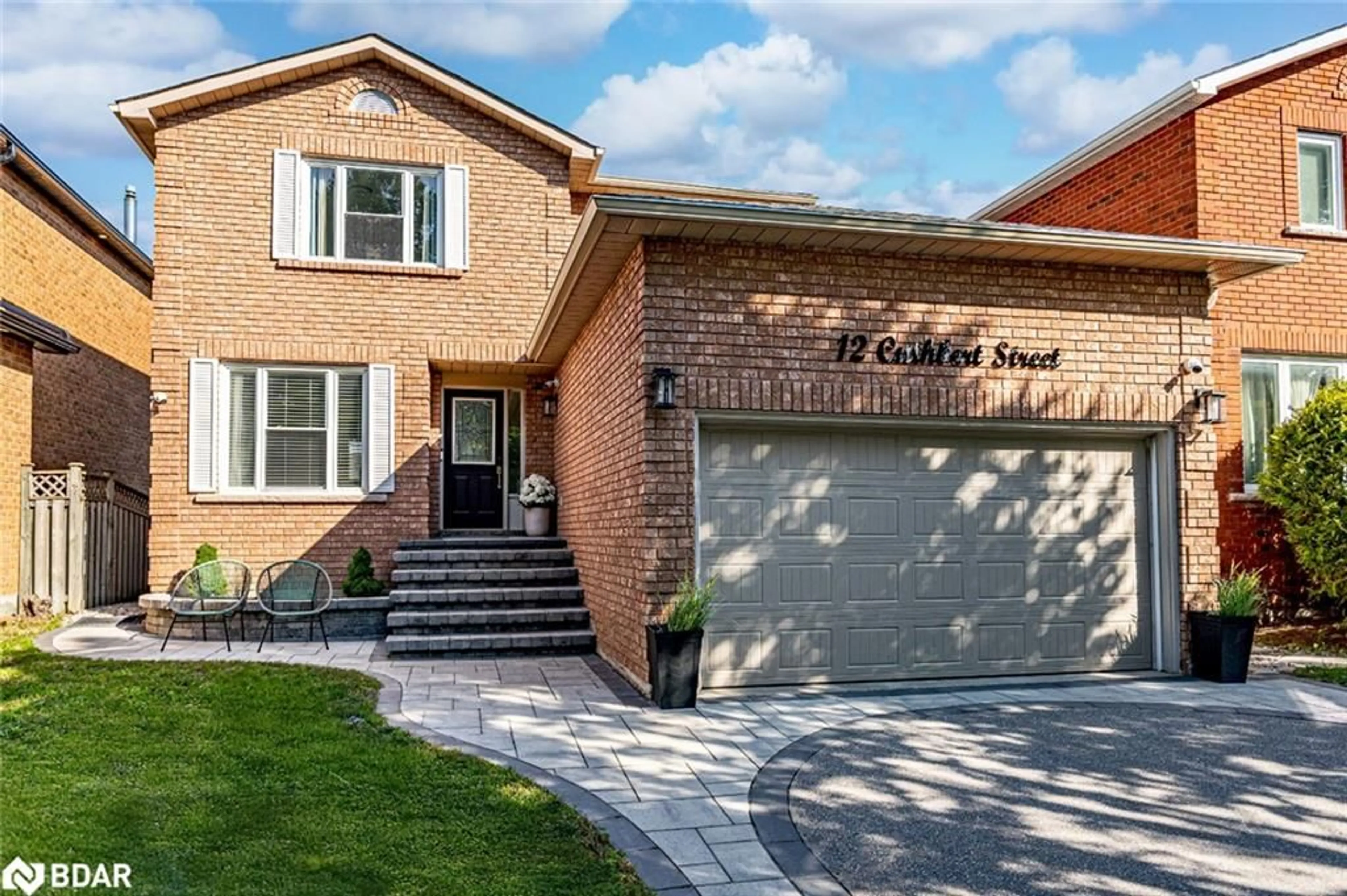 Home with brick exterior material, street for 12 Cuthbert St, Barrie Ontario L4N 6X7
